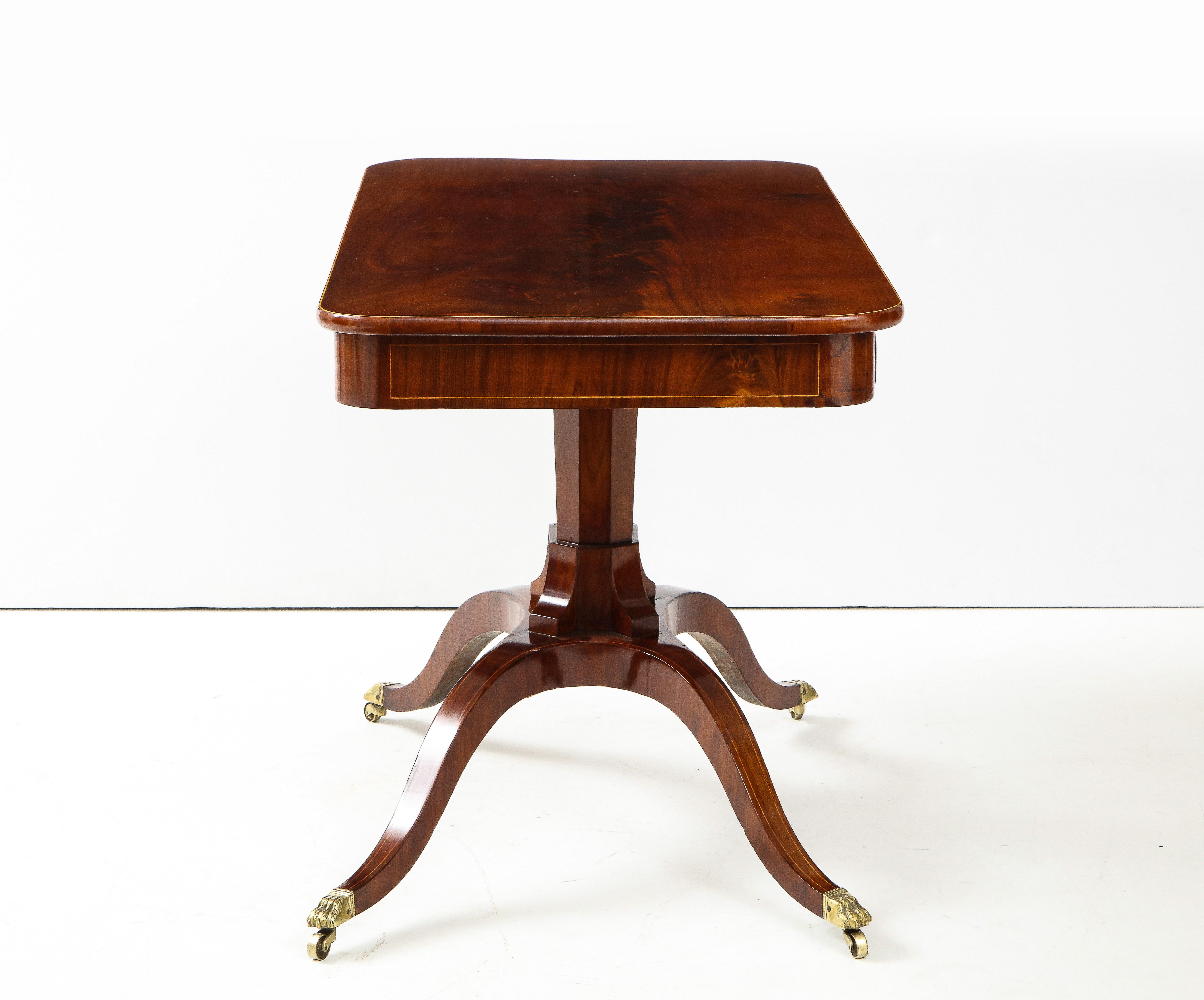 Swedish Empire Mahogany Sofa Table, circa 1820s 5