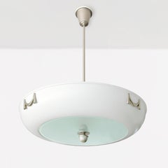 A Swedish Grace / Art Deco 7 light domed chandelier made by ASEA, 1930