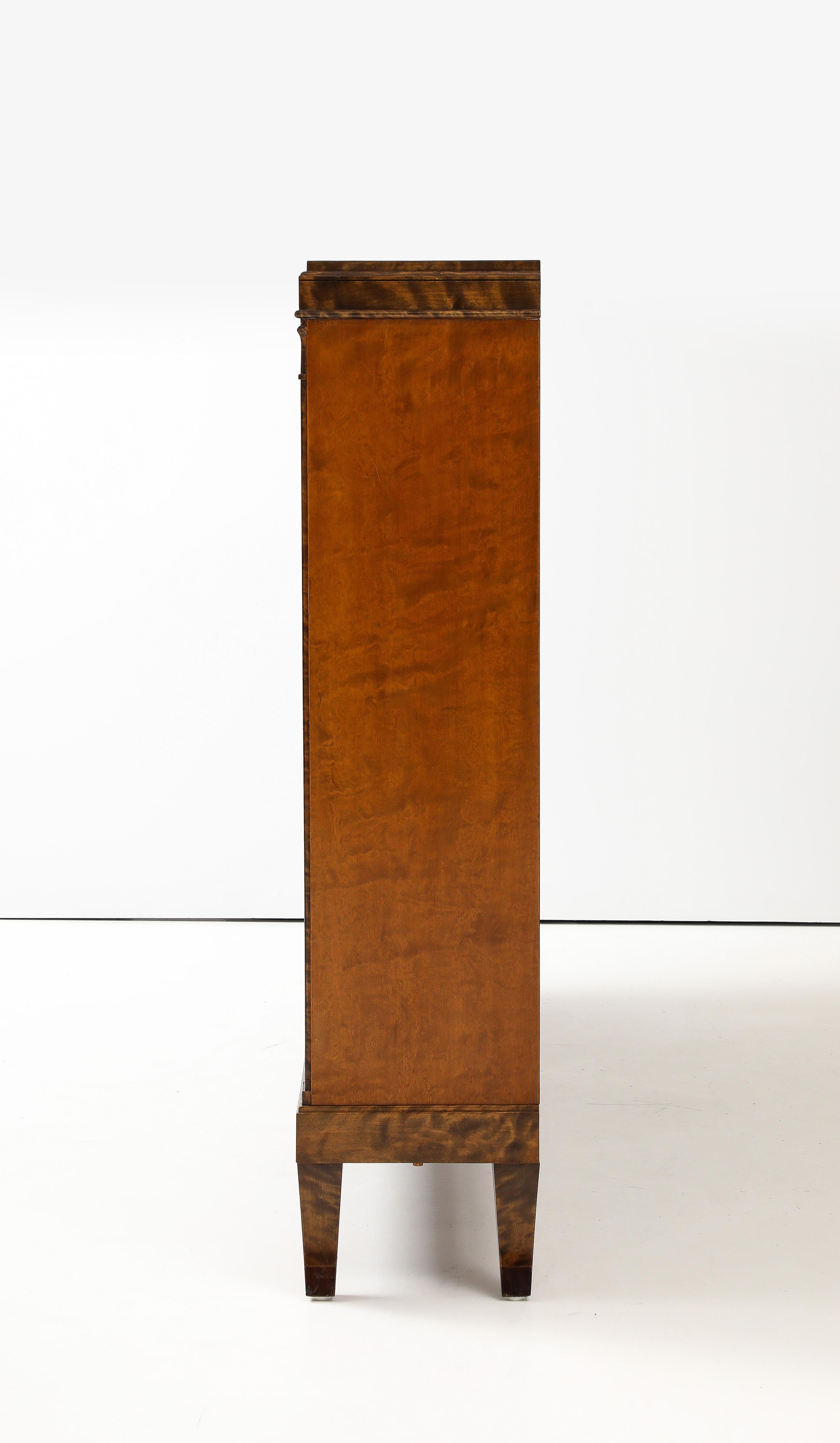 A Swedish Grace Birchwood Open Bookcase, Circa 1940s 6
