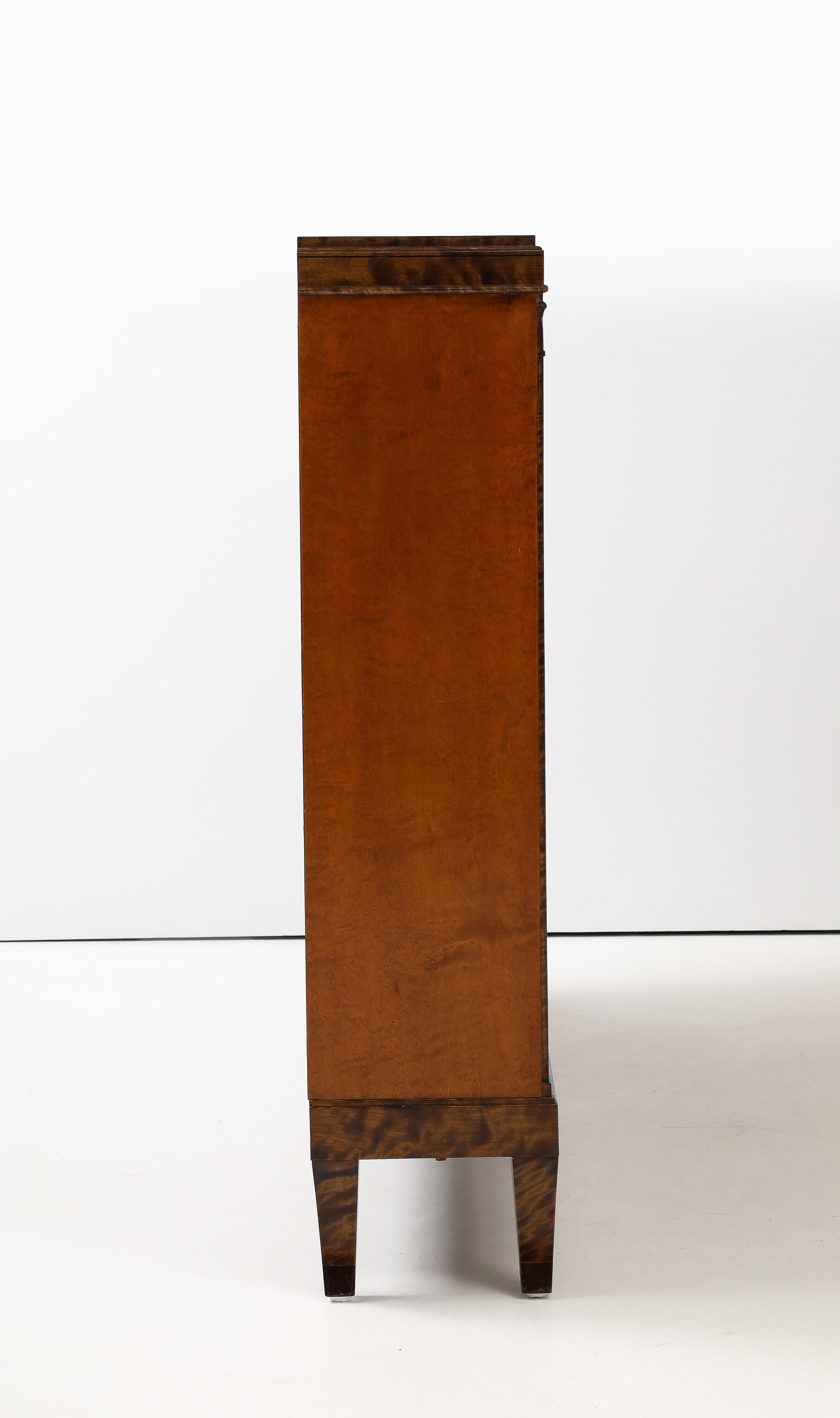 A Swedish Grace Birchwood Open Bookcase, Circa 1940s 3