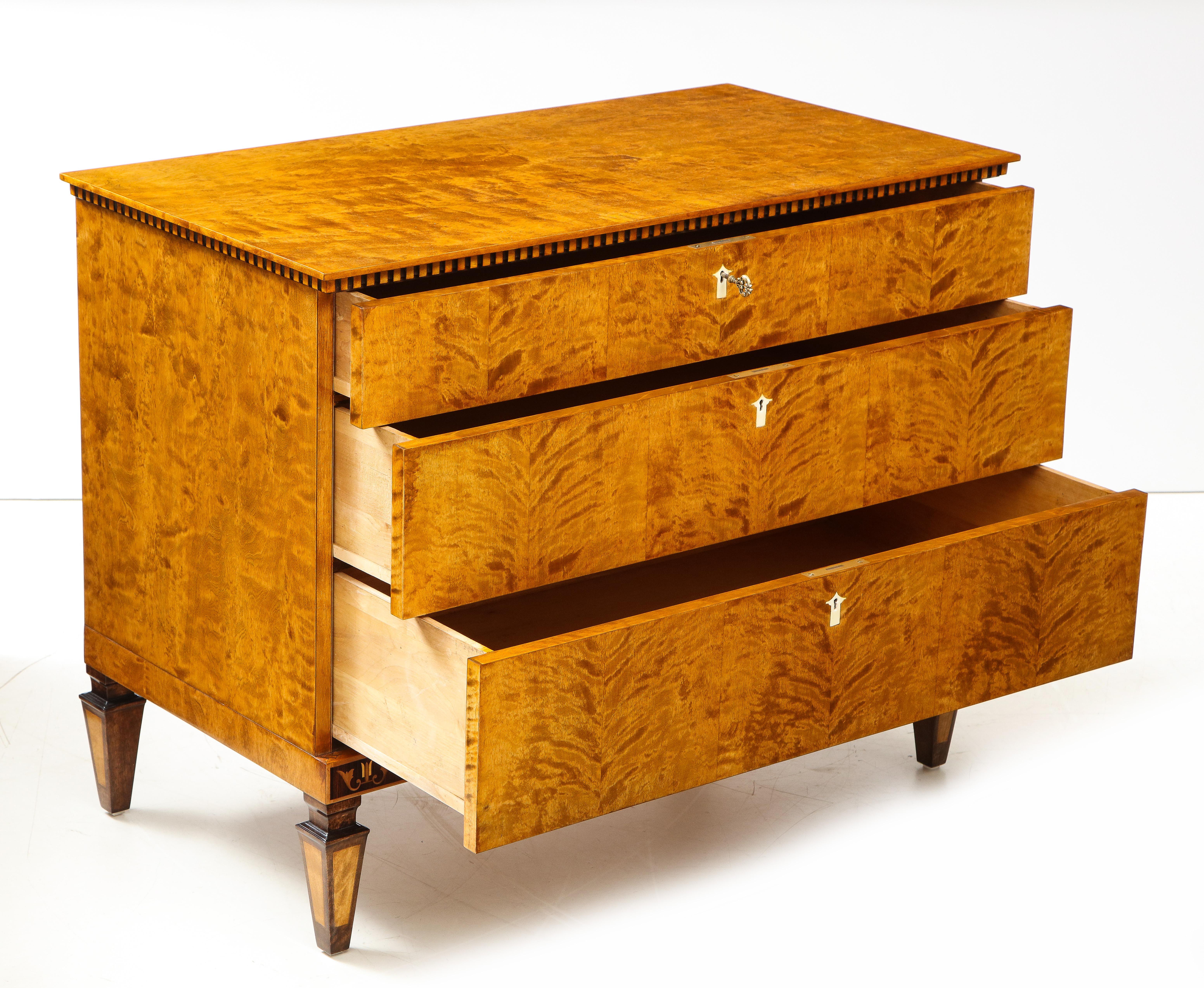 Swedish Grace Chest of Drawers, Circa 1930s In Good Condition In New York, NY
