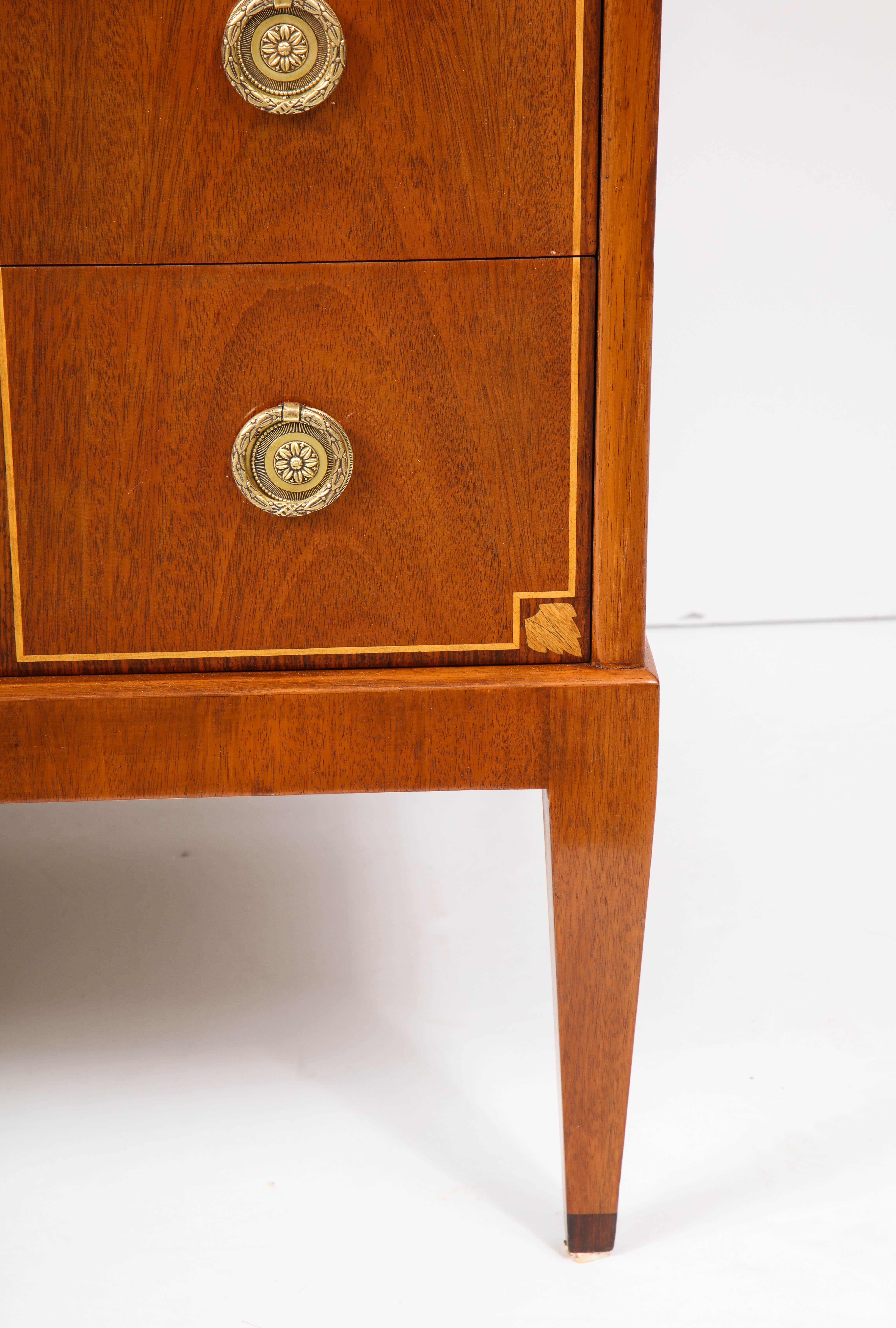 Mid-20th Century Swedish Grace Inlaid Mahogany Commode, circa 1930s