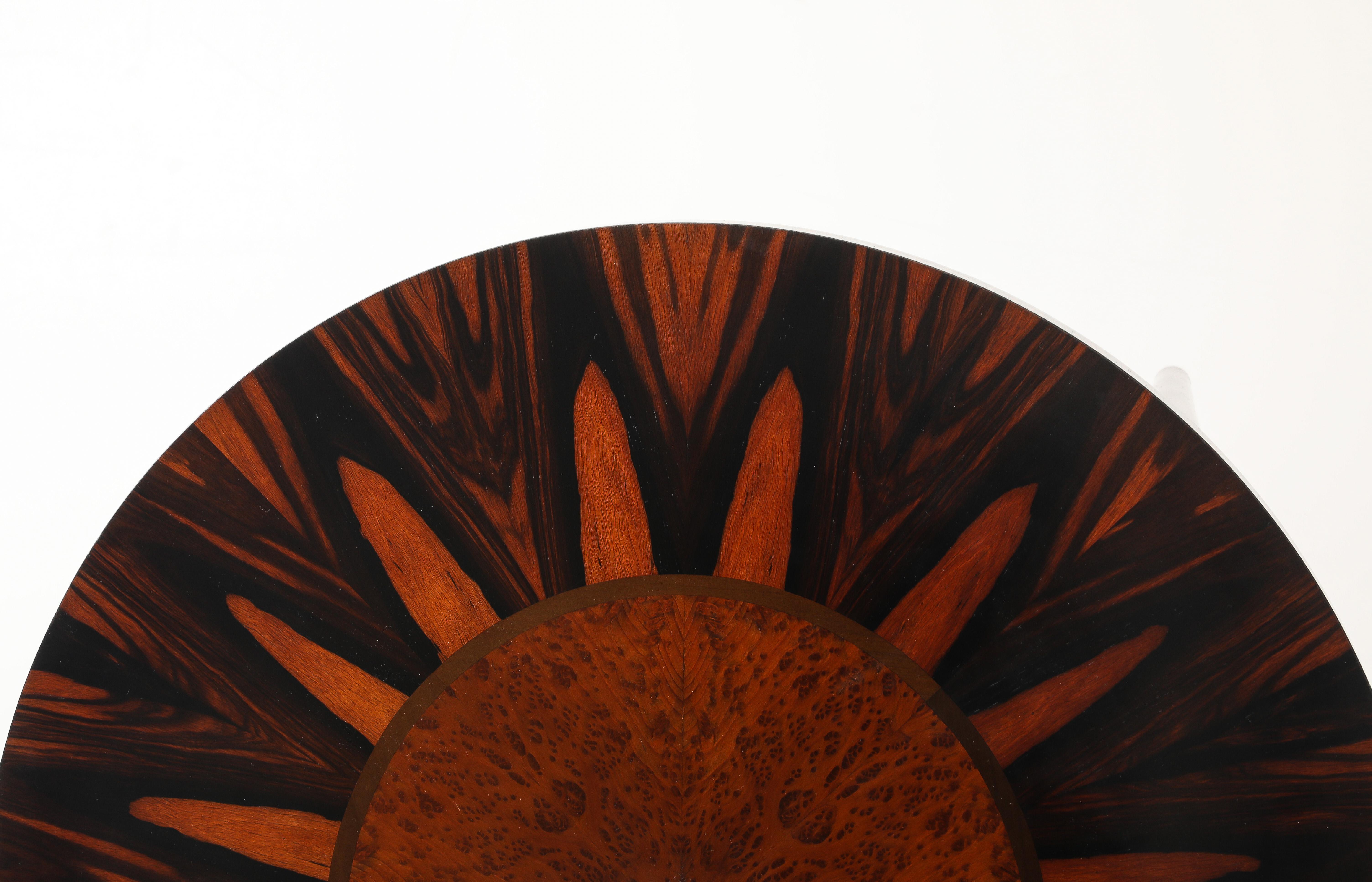 Scandinavian Modern A Swedish Grace Inlaid Side Table, Circa 1930s, Jonasons. For Sale