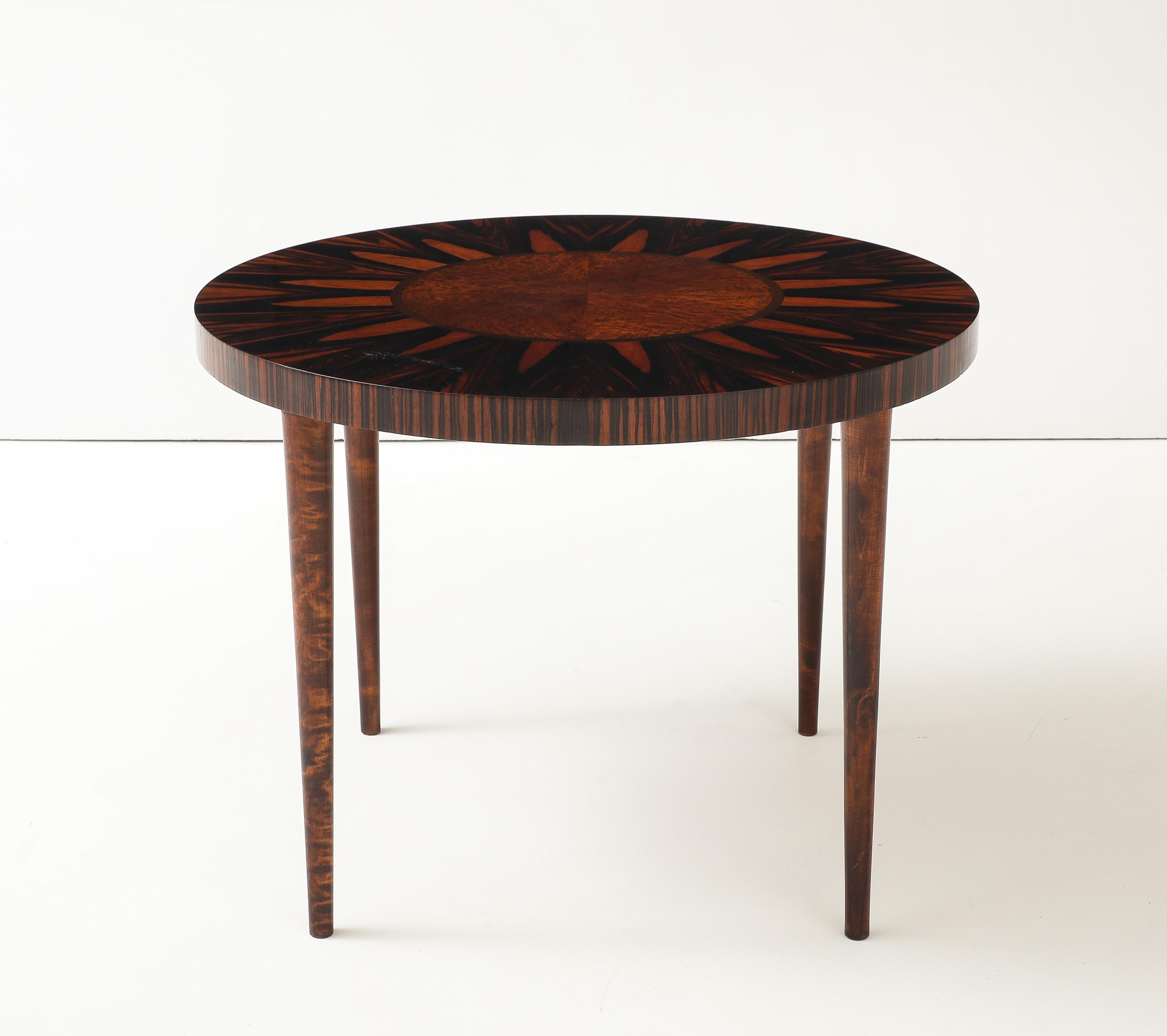 A Swedish Grace Inlaid Side Table, Circa 1930s, Jonasons. For Sale 1