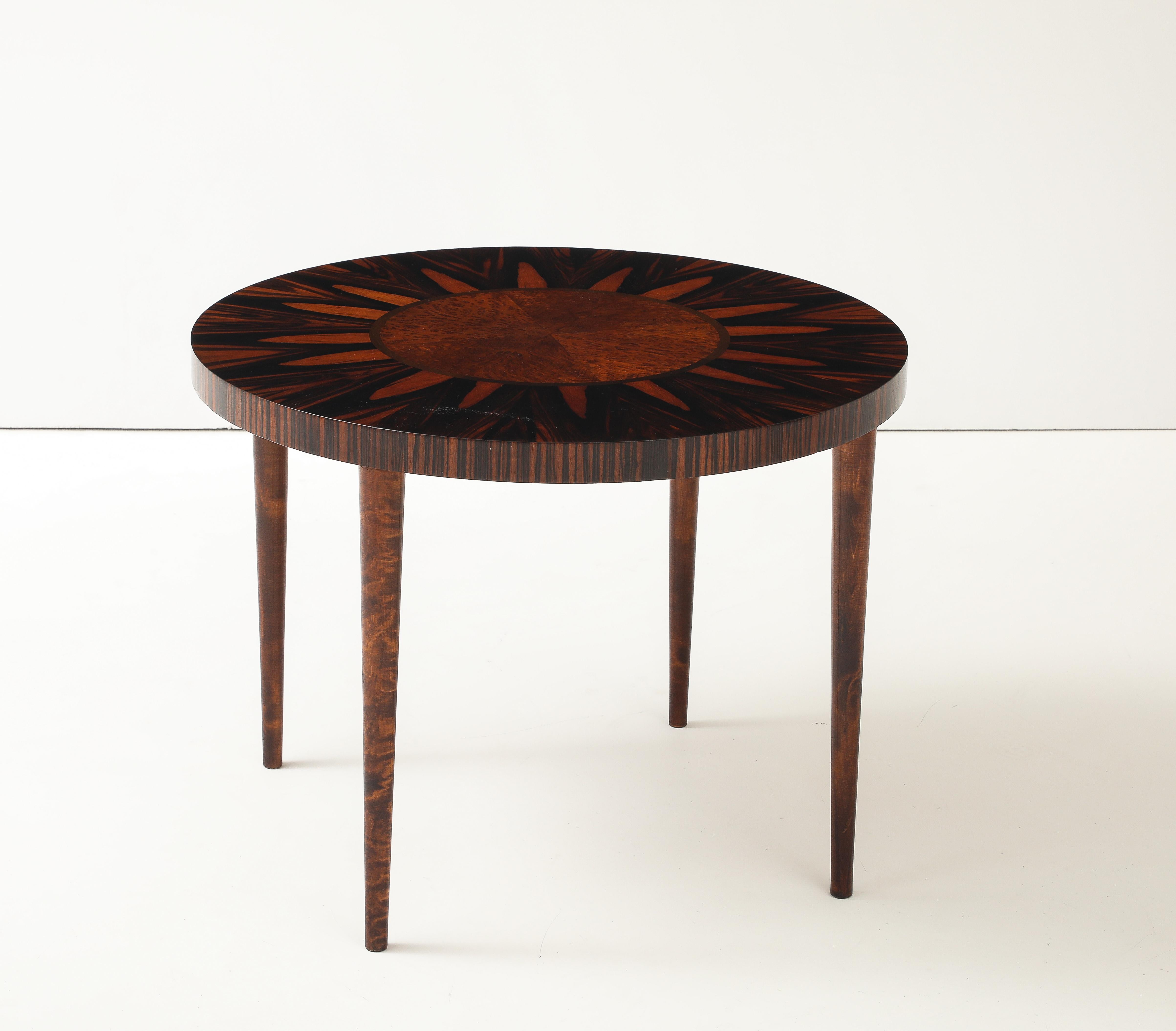 A Swedish Grace Inlaid Side Table, Circa 1930s, Jonasons. For Sale 2