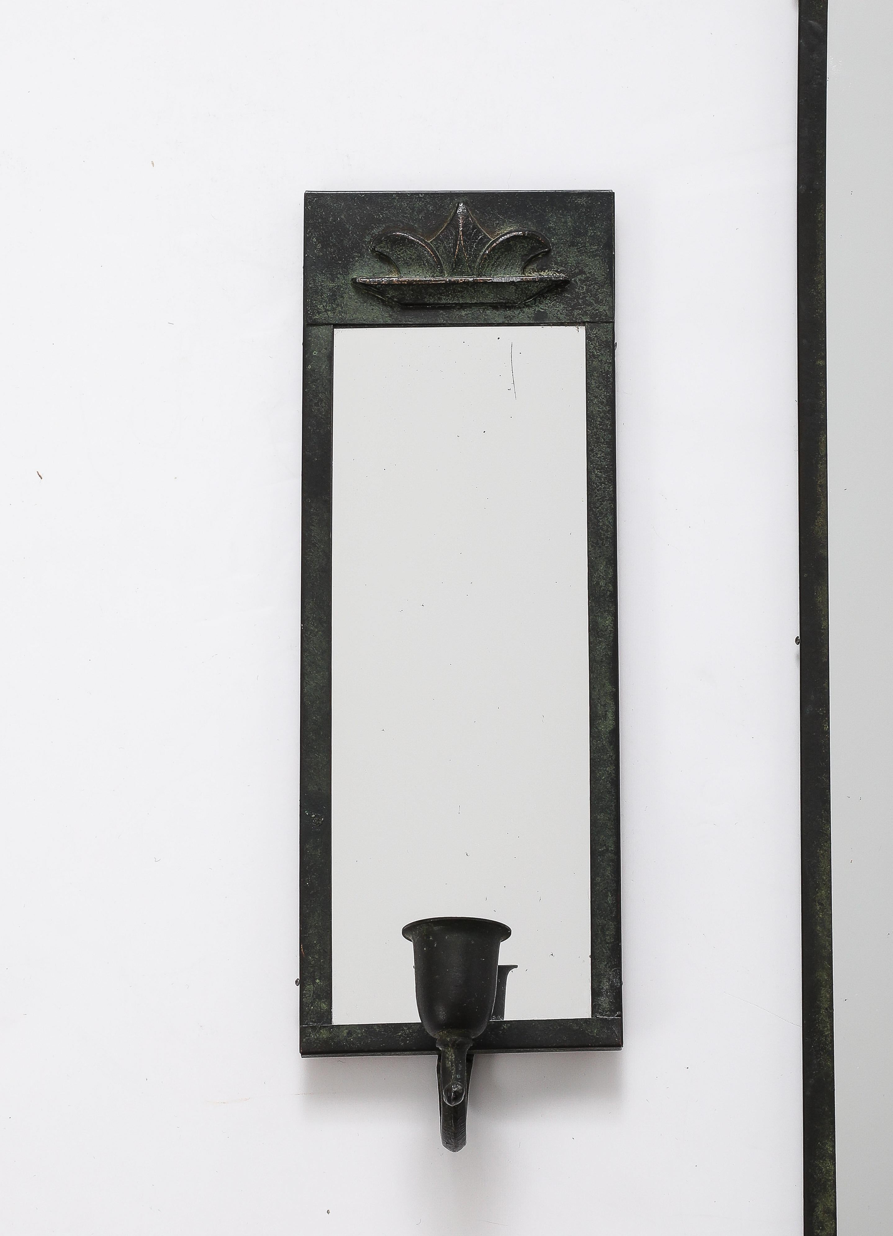 A Swedish Grace Mirror and Sconce Group, Circa 1930s 7