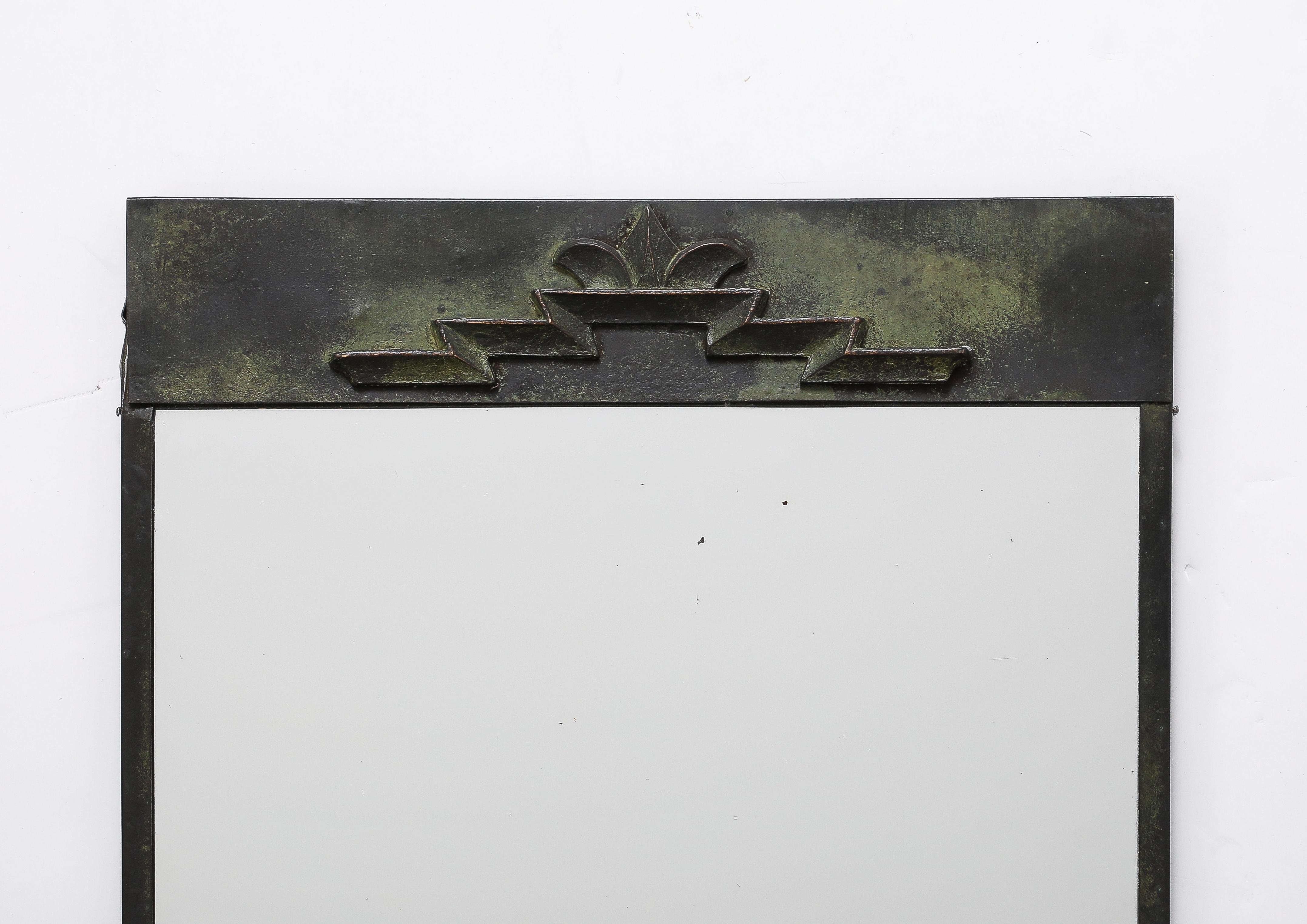 A Swedish Grace Mirror and Sconce Group, Circa 1930s 8