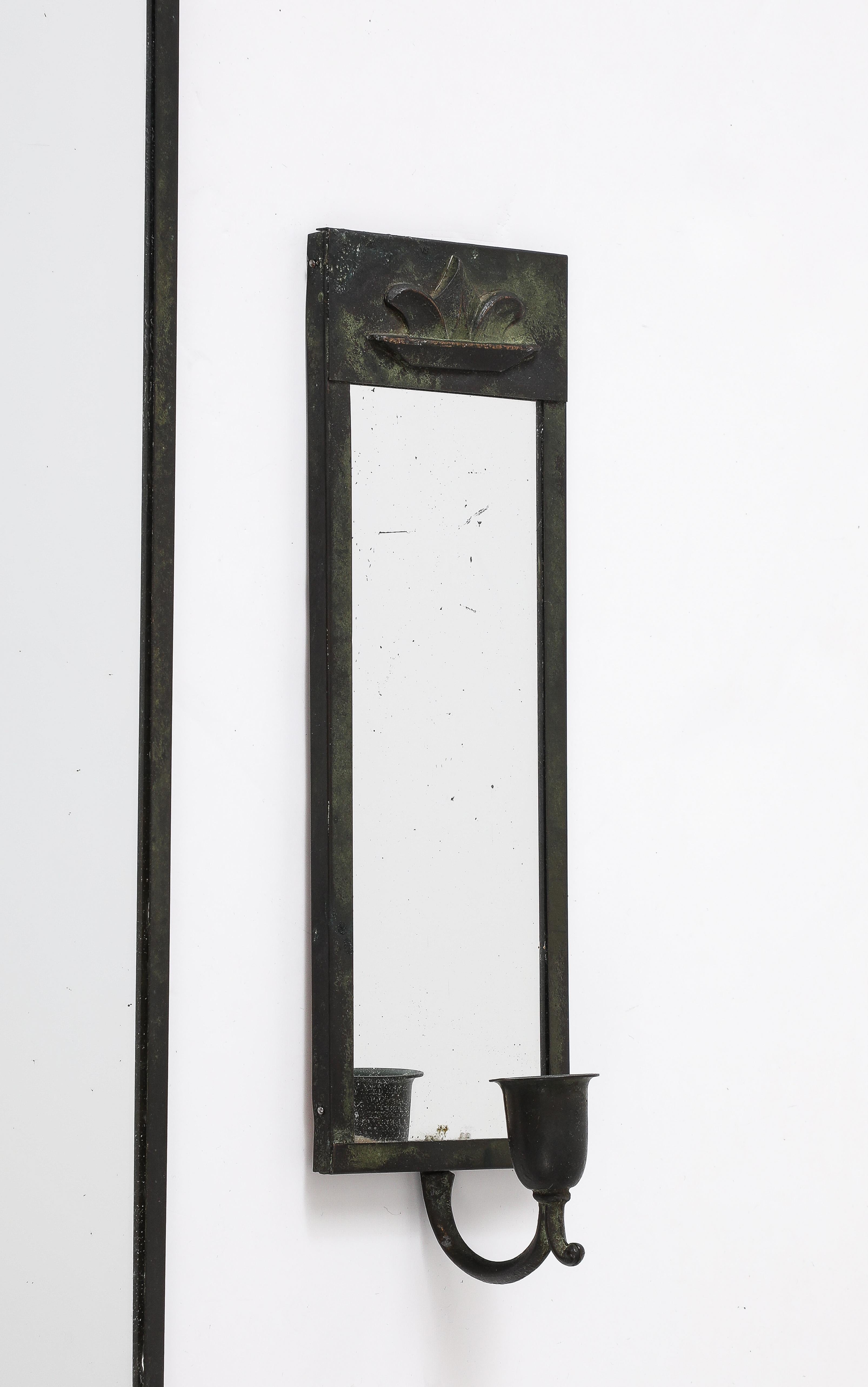 A Swedish Grace Mirror and Sconce Group, Circa 1930s 11