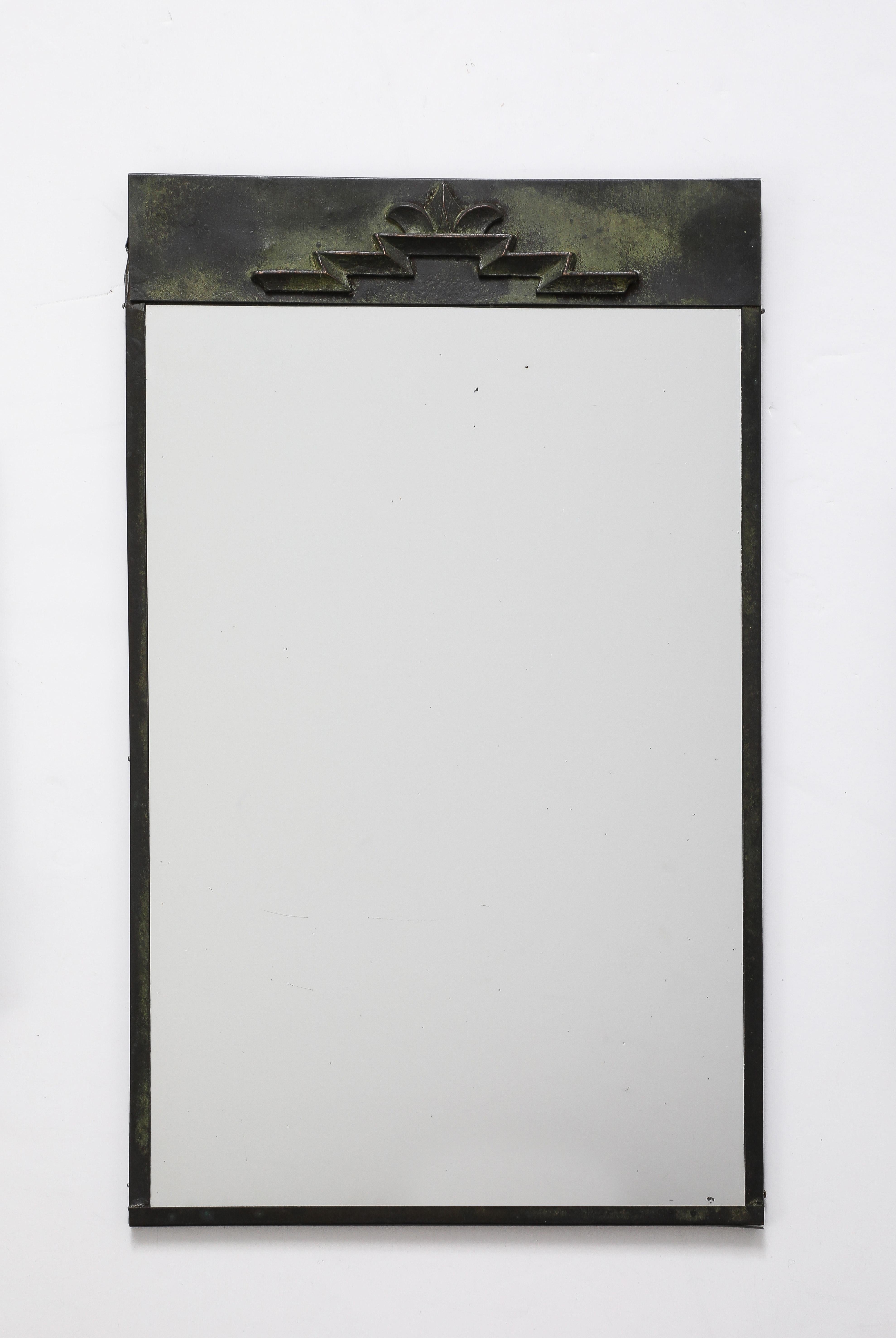 A Swedish Grace Mirror and Sconce Group, Circa 1930s 3