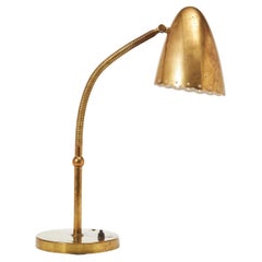 Schwedische Grace Periode Messing Tischlampe