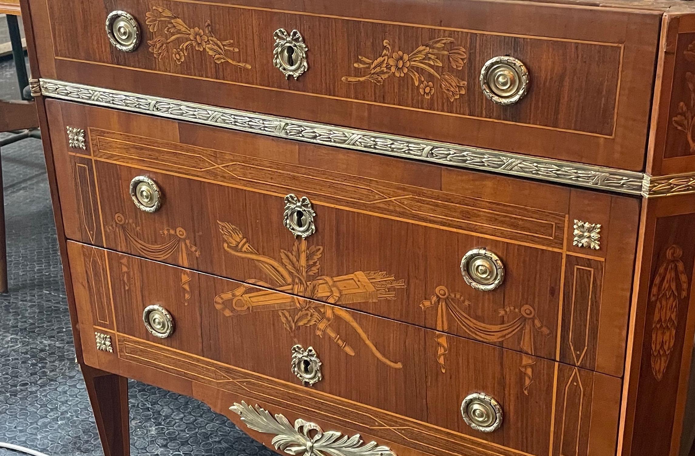 Swedish Gustavian Commode, 1780s 3