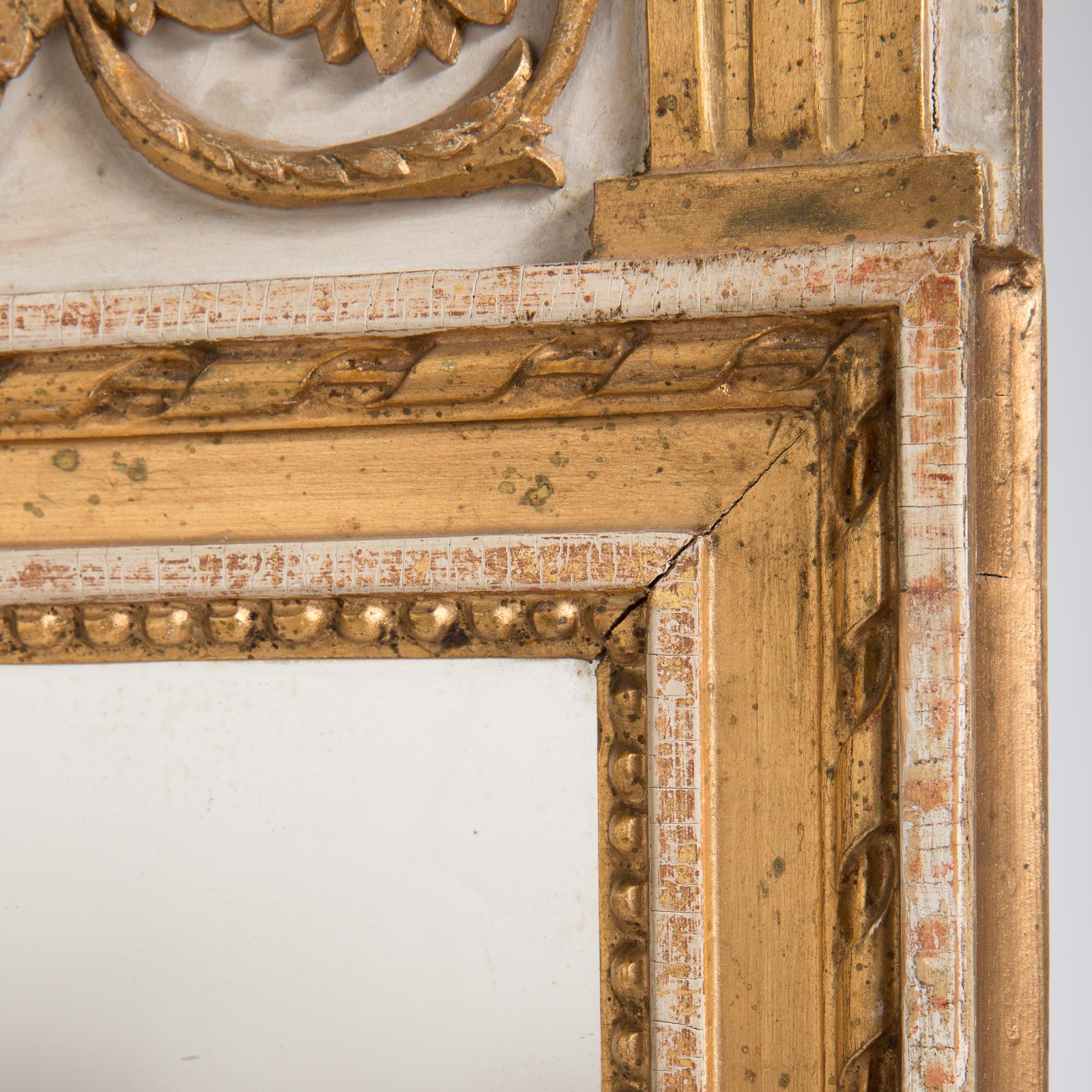 Gilt Swedish Gustavian Period Mirror with Divided Glass, circa 1790 For Sale