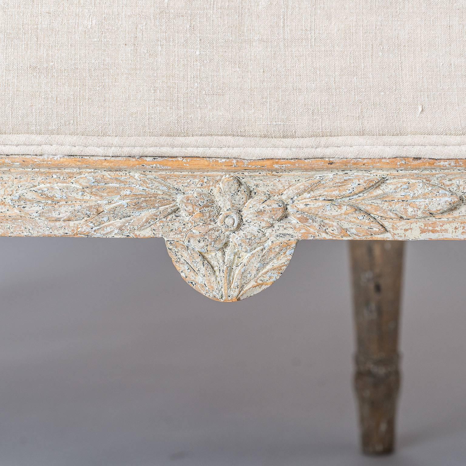 Swedish Gustavian Period Settee, circa 1780 4