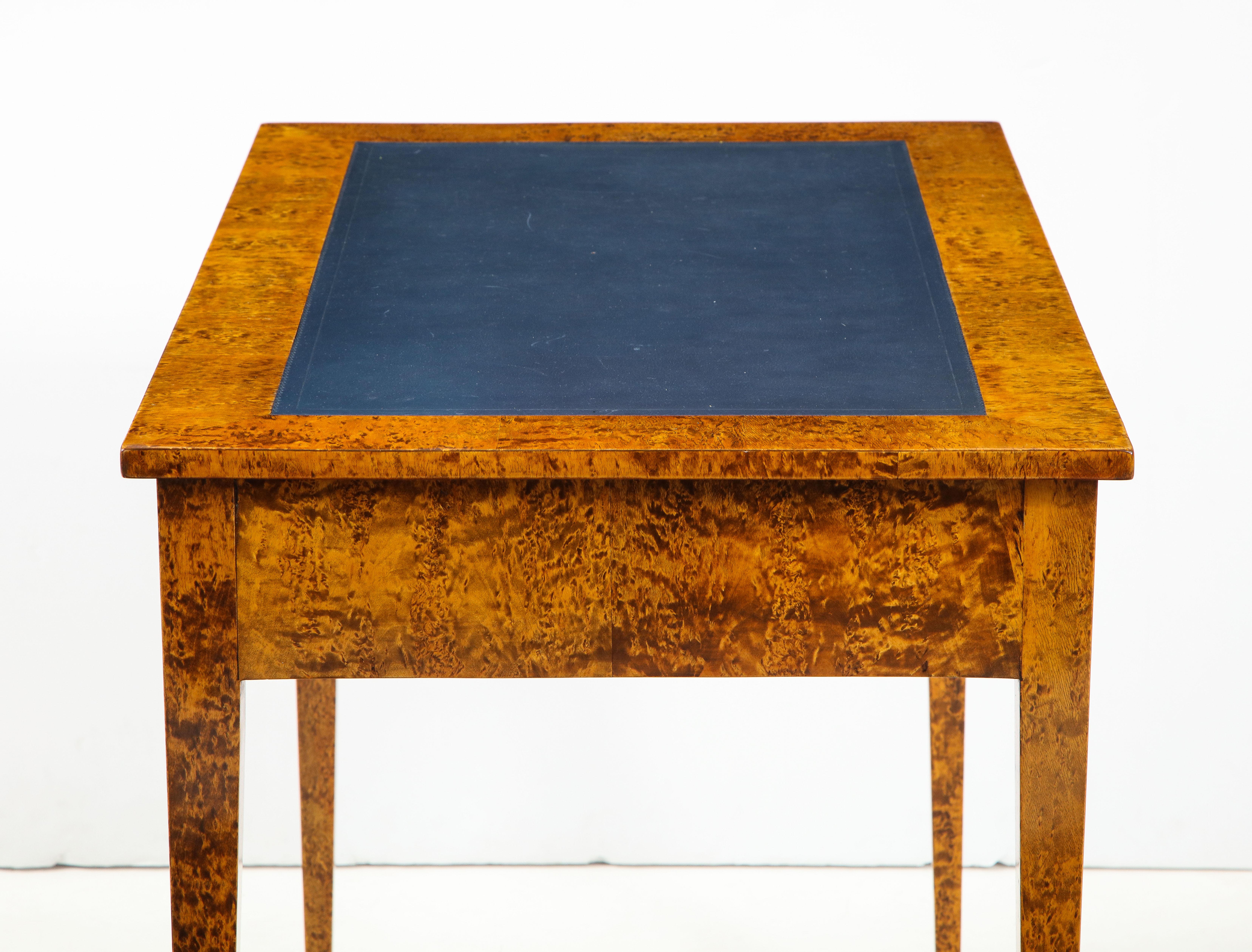 Swedish Karelian Birch Writing Table, Second Half of the 19th Century 1