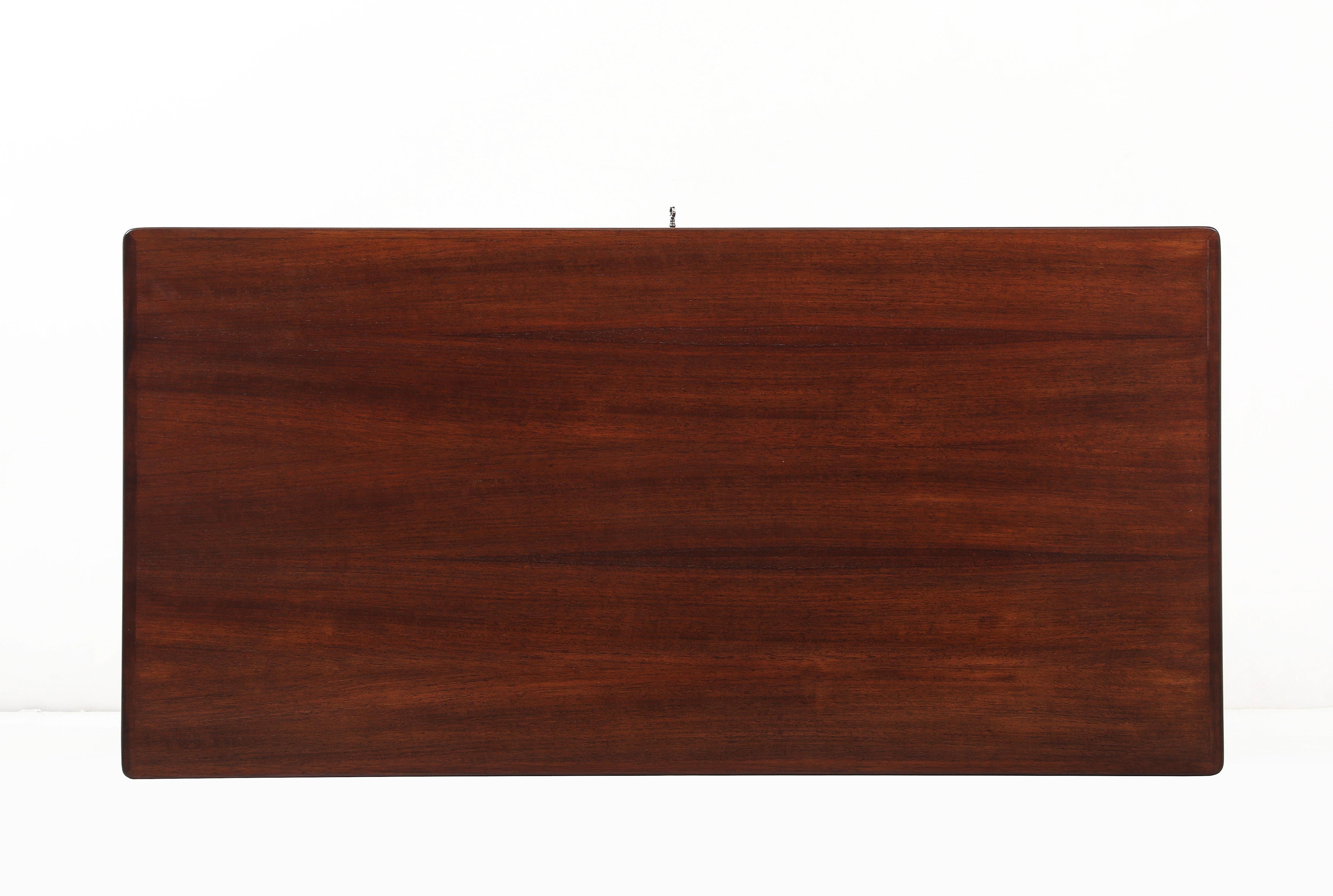 A Swedish mahogany writing desk designed by Carl Malmsten Circa 1966 For Sale 5