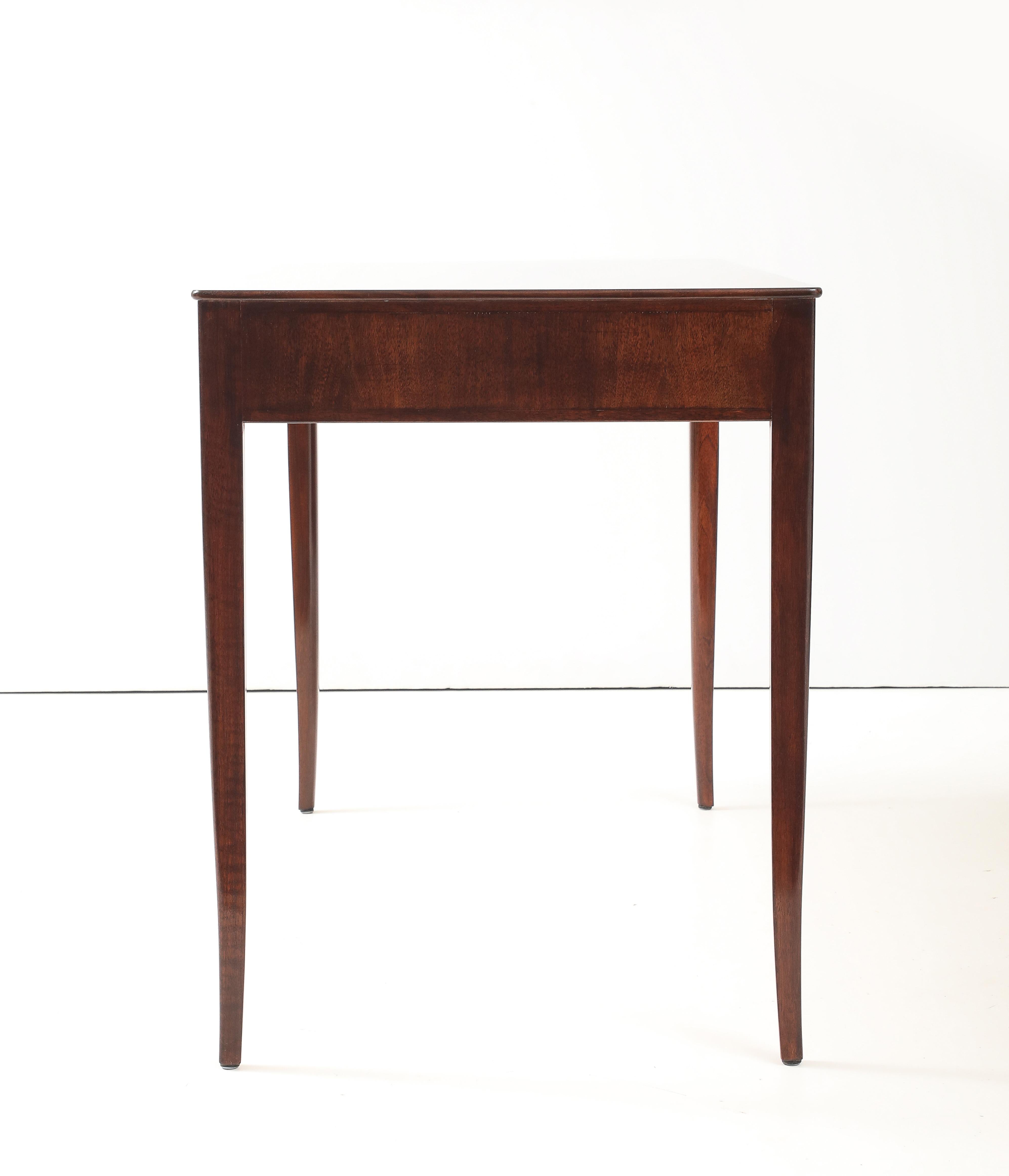 A Swedish mahogany writing desk designed by Carl Malmsten Circa 1966 For Sale 1