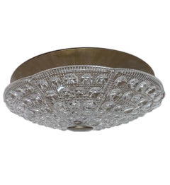 A Swedish Midcentury Glass Light Fixture