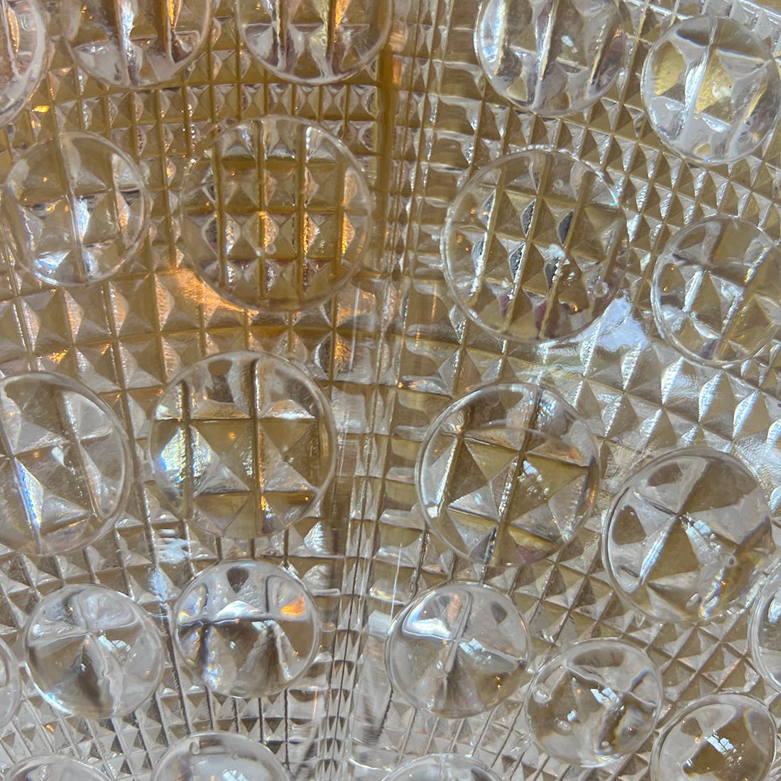 Milieu du XXe siècle Luminaire en verre suédois du milieu du siècle dernier en vente
