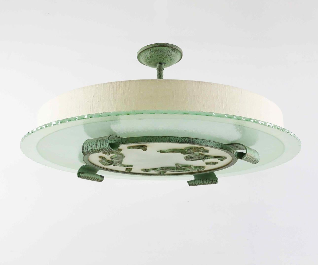 A Swedish Modern Ceiling Lamp, Model 1252, Bjerkås Armatur 1
