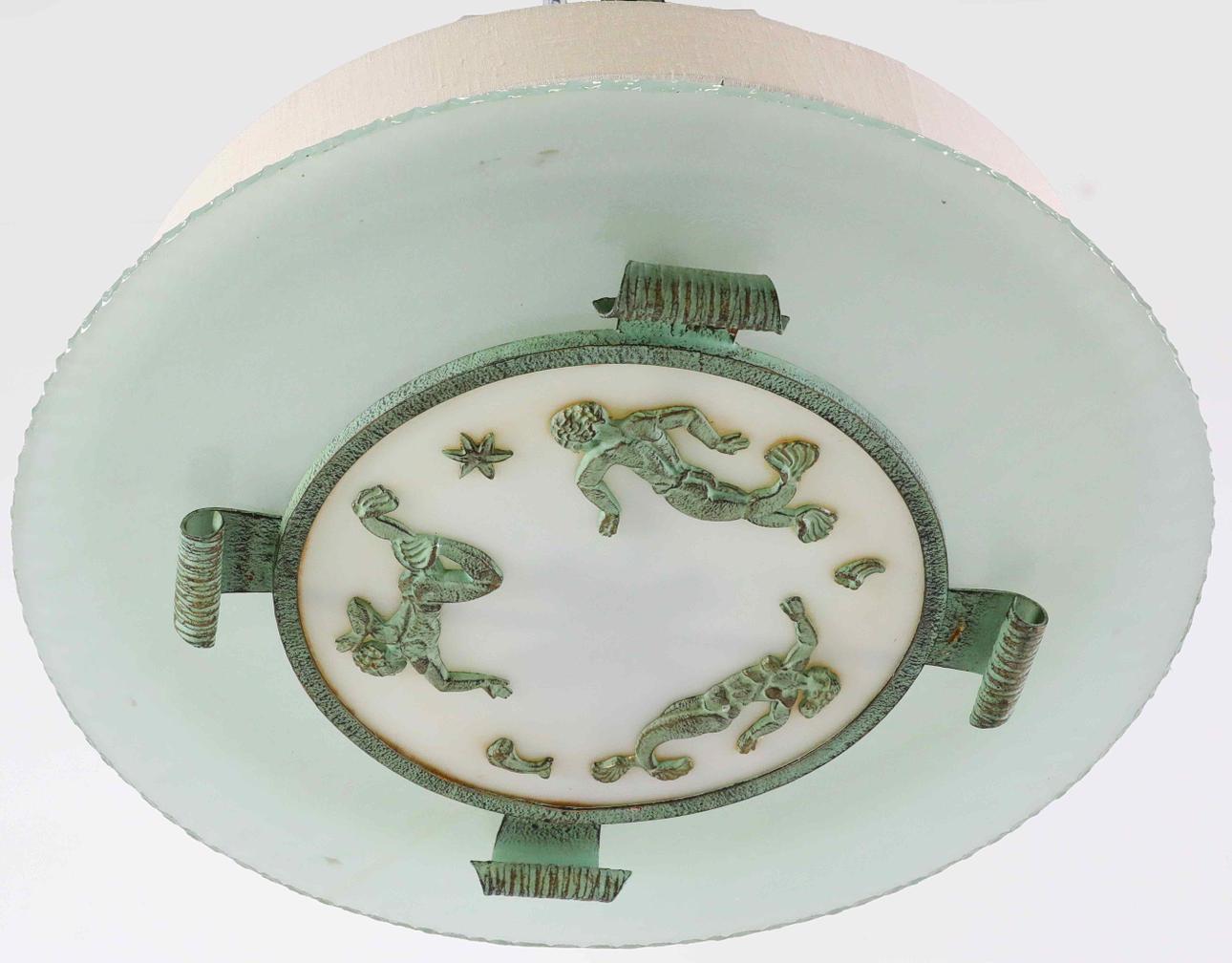A Swedish Modern Ceiling Lamp, Model 1252, Bjerkås Armatur 3