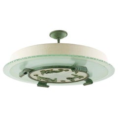 A Swedish Modern Ceiling Lamp, Model 1252, Bjerkås Armatur