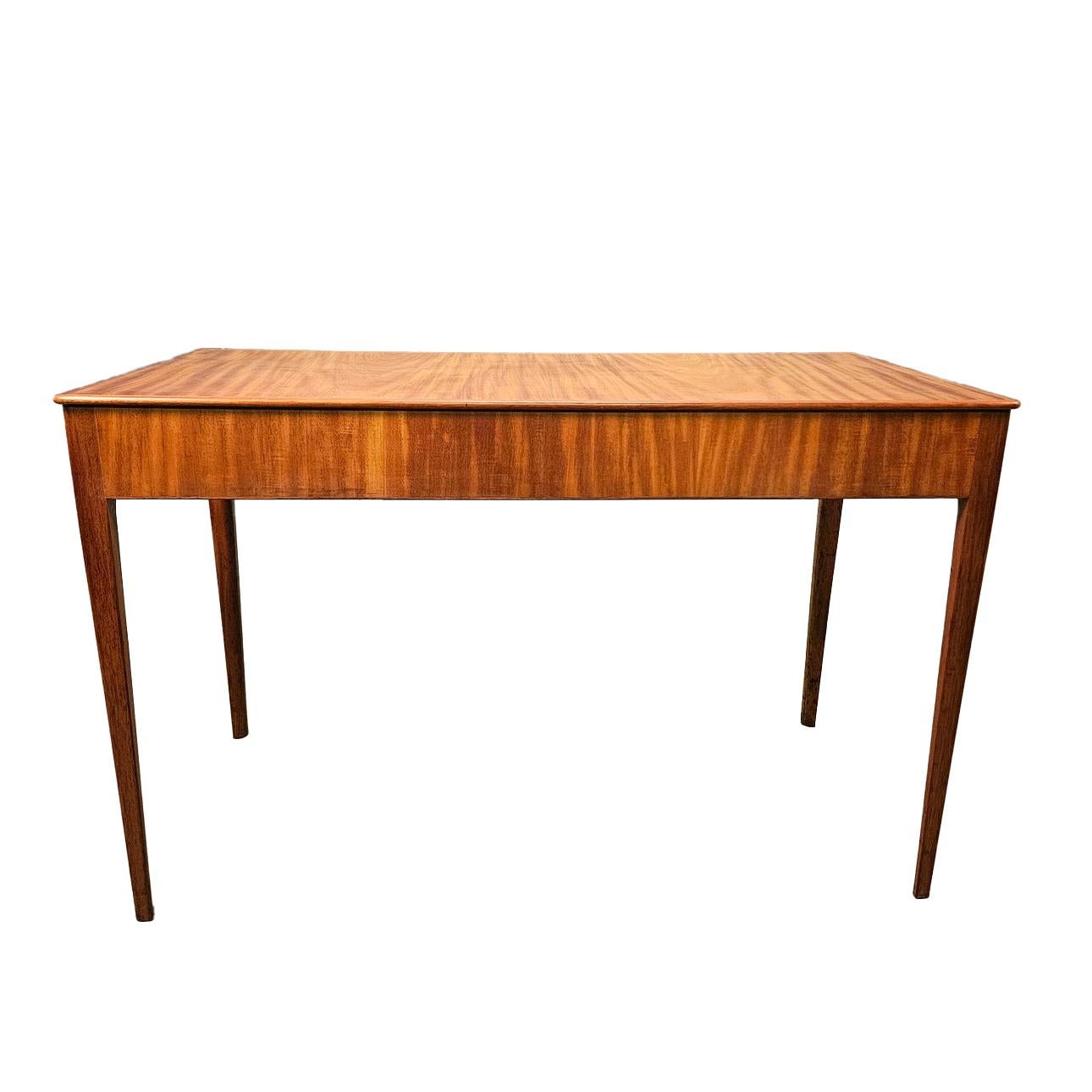 Wood A Swedish Modern Desk by Ferdinand Lundquist For Sale