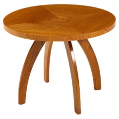 A Swedish Modern Elmwood Side Table, Circa 1940s