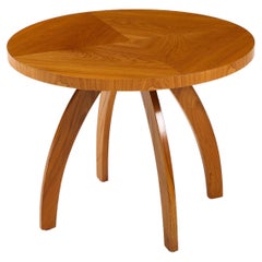 Table d'appoint en bois d'Elmwood, The Moderns Moderns, Circa 1940s