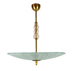 A Swedish Modern Glass Pendant