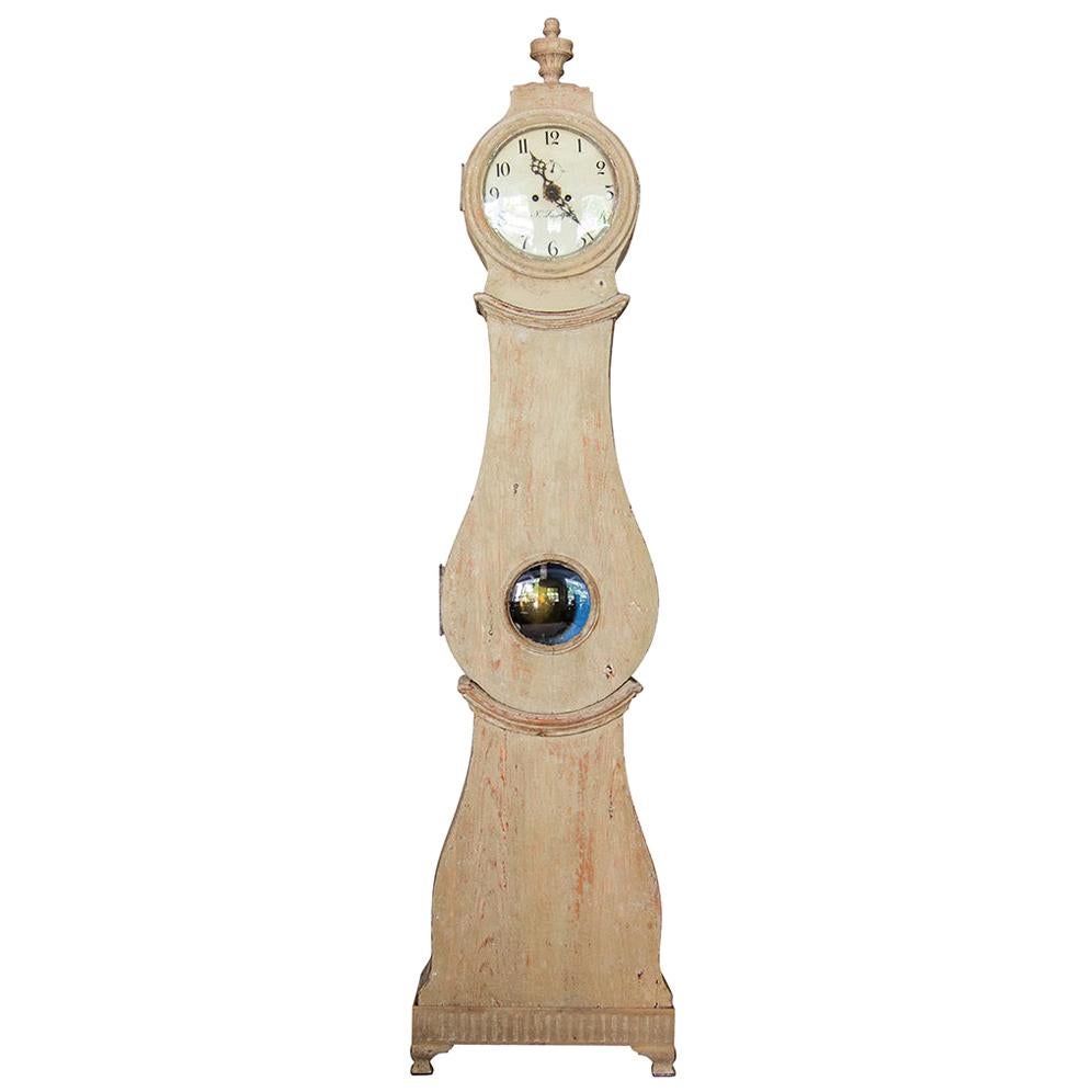 Swedish Mora Clock with an Urn Finial, circa 1790 For Sale