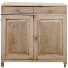 Swedish Period Gustavian 19th Century Swedish Two-Door Buffet