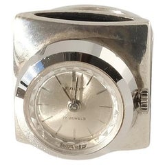 Swedish Sterling Silver Ring-Watch Made in 1967
