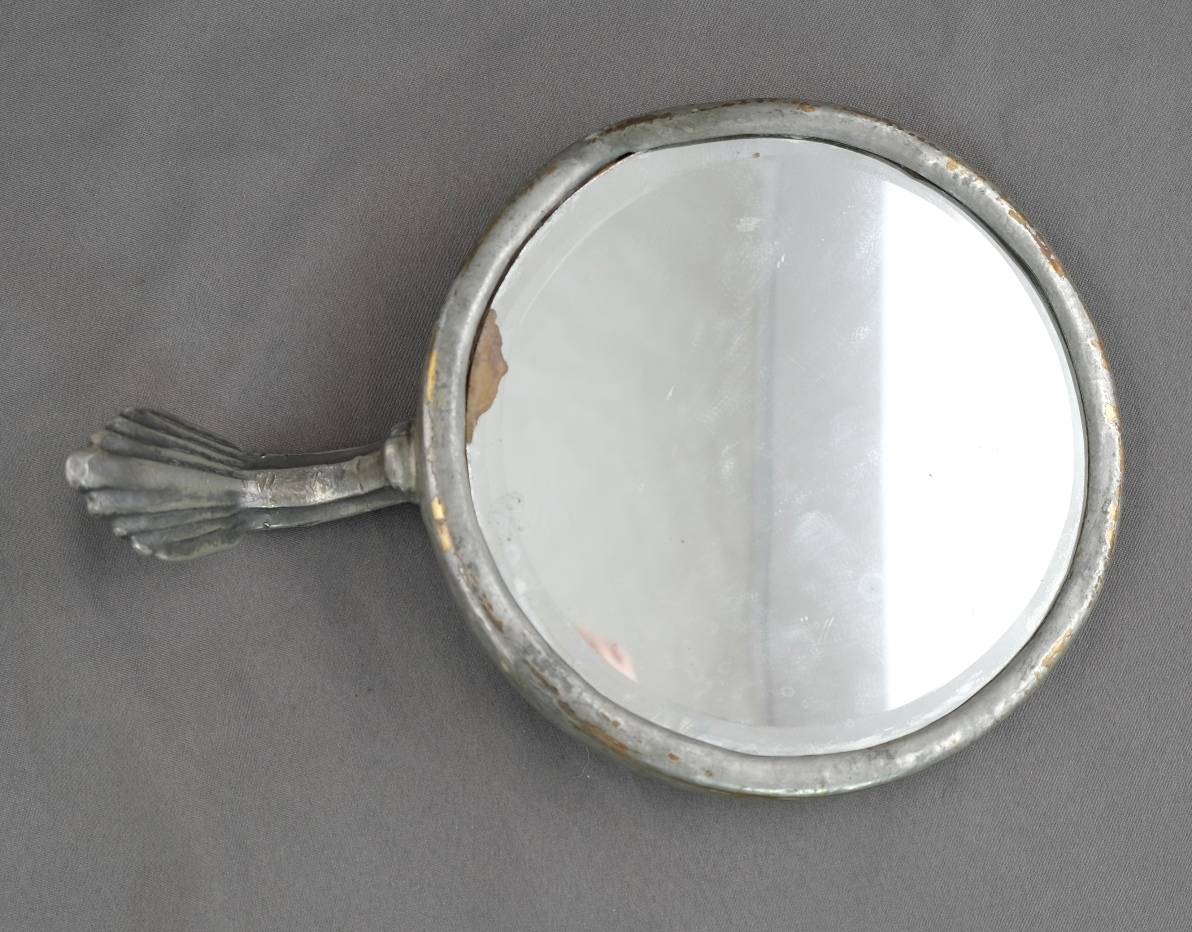 Swedish Table Mirror, Swedish Grace, 1920s, Signed Nils Fogstedt In Fair Condition For Sale In Stockholm, SE