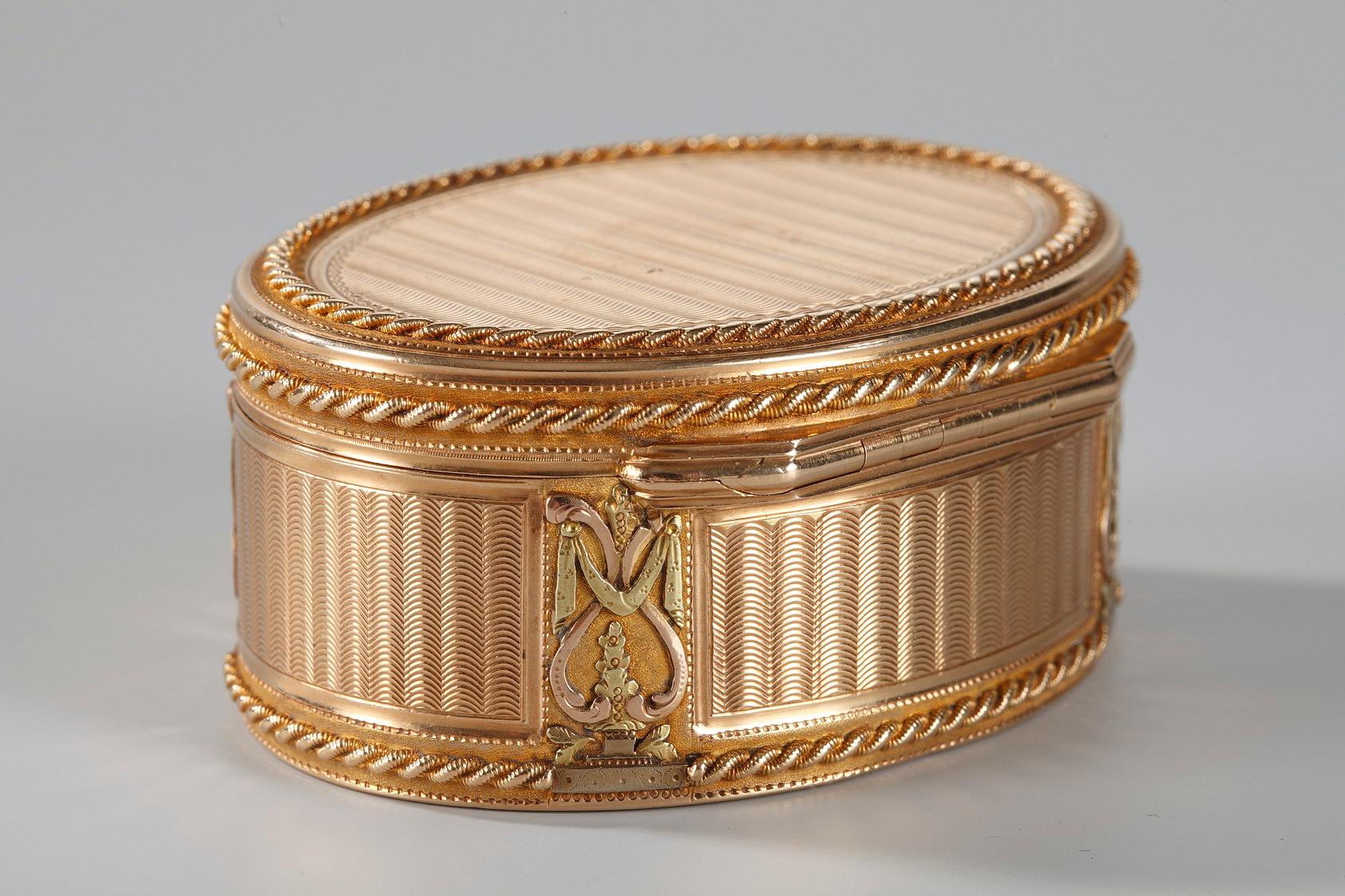 Women's or Men's Swiss 18th Century Gold Snuff-Box