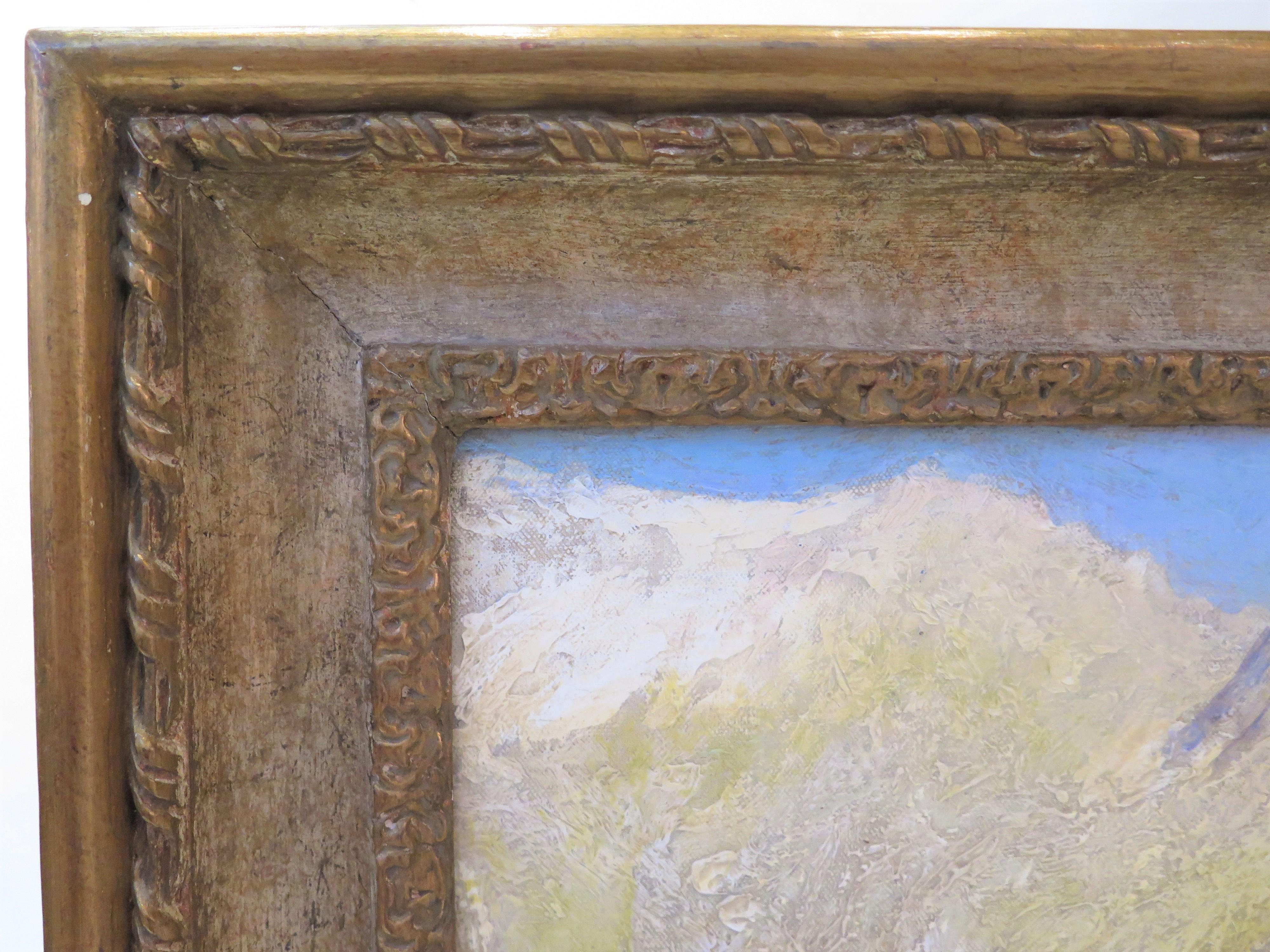 A Swiss Mountain Landscape by Sydney Lee (English, 1866-1949) For Sale 5