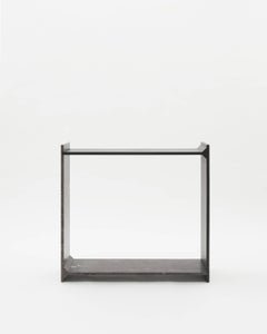 Organic Form Dark Brown Marble Side Table 100 by Frédéric Saulou