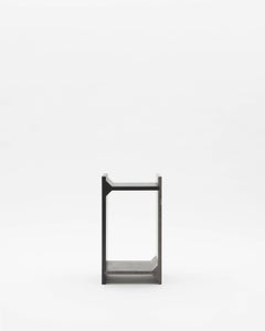 Organic Form Dark Brown Marble Side Table 55 by Frédéric Saulou