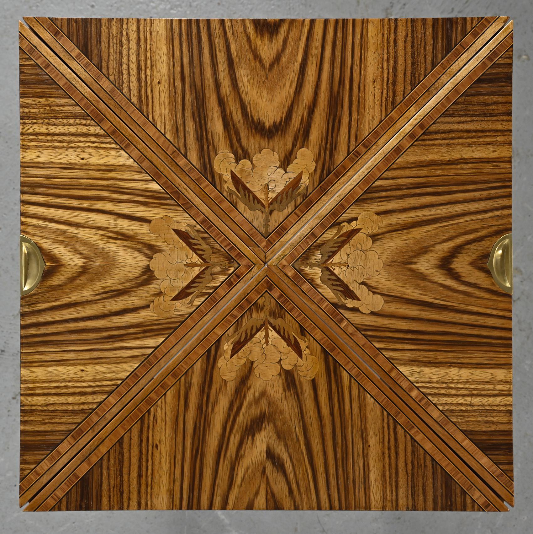 Marquetry A Table by Emile Gallé, circa 1925