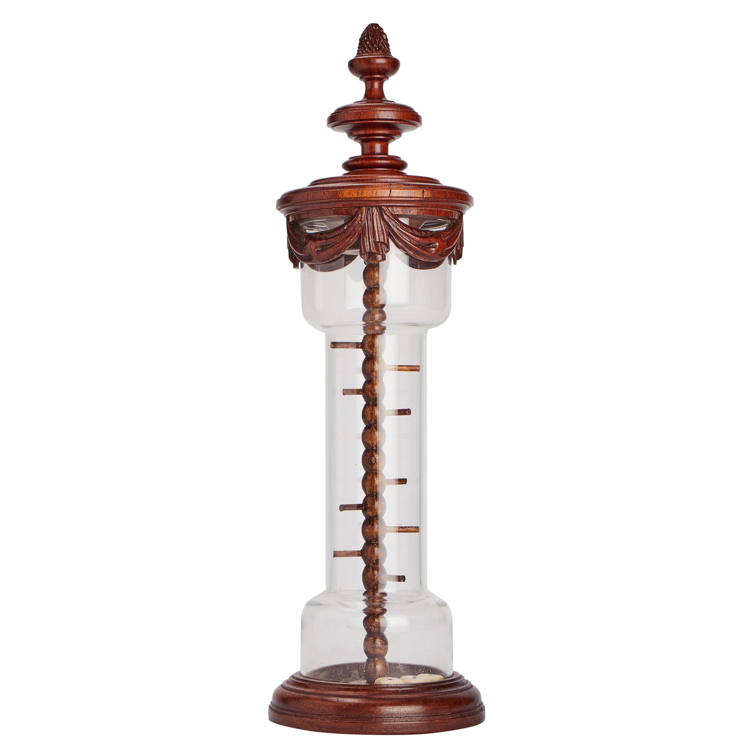 Un jeu de table avec dés, France, 1880.