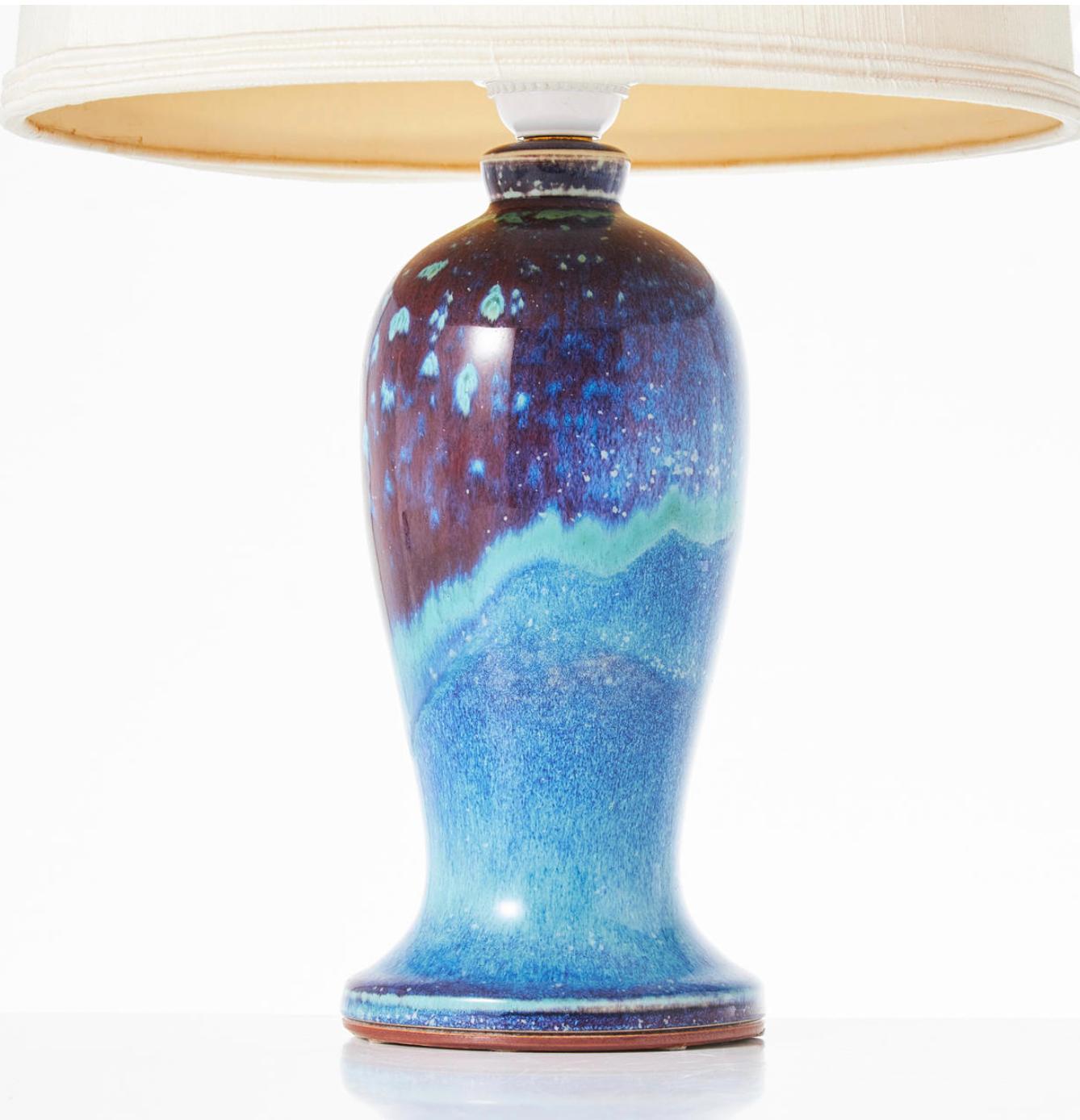 Scandinavian Modern A table lamp by Bernd Friberg for Gustavber Studio For Sale