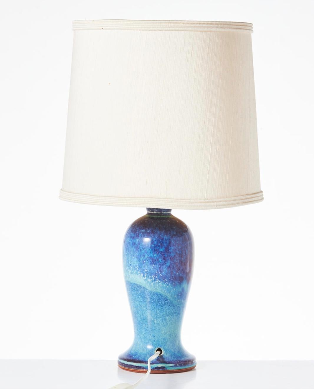 Swedish A table lamp by Bernd Friberg for Gustavber Studio For Sale