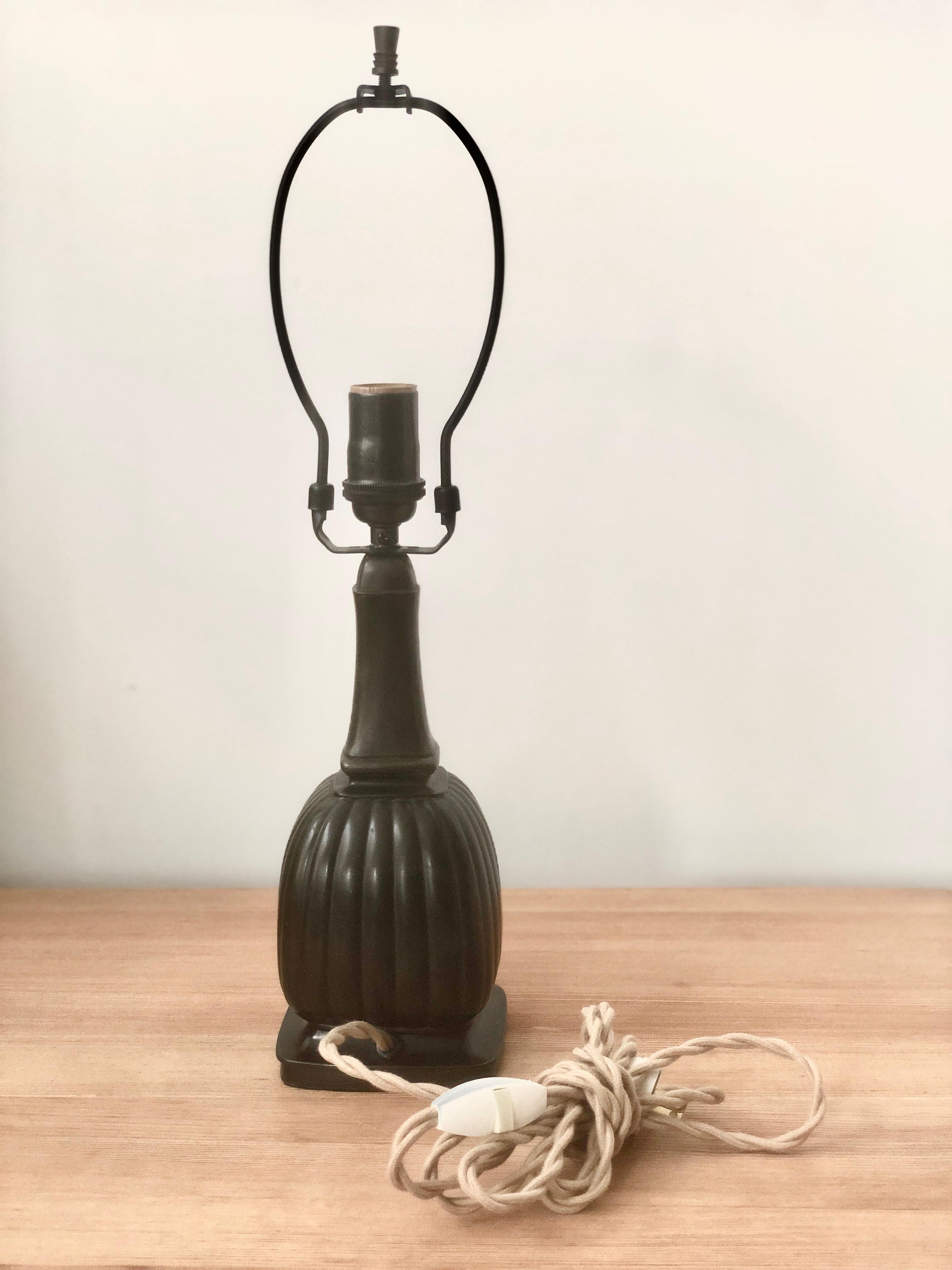 Table Lamp by Just Andersen In Good Condition In Long Island City, NY