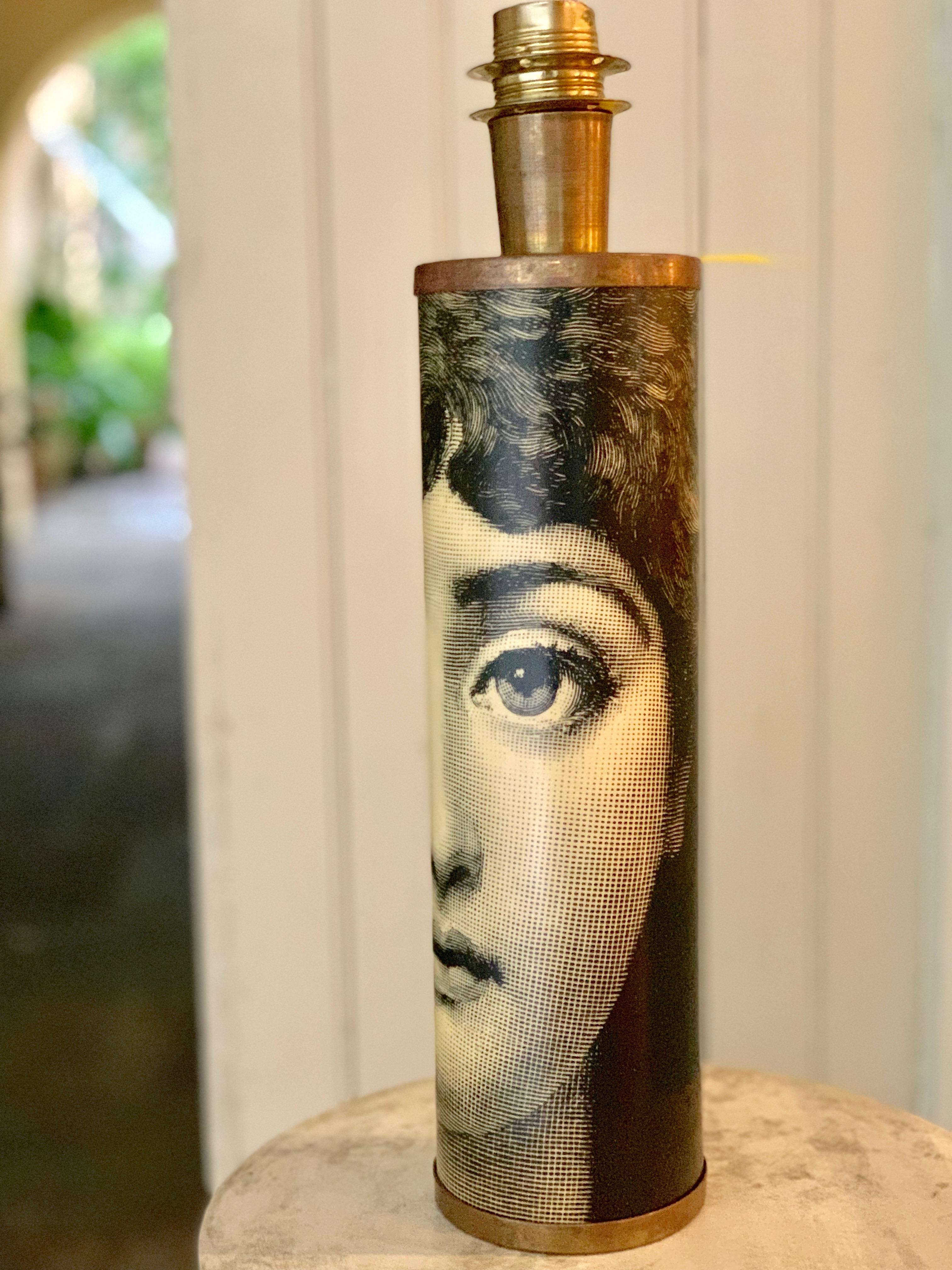 Fornasetti Table Lamp Featuring Lina Cavalieri 1