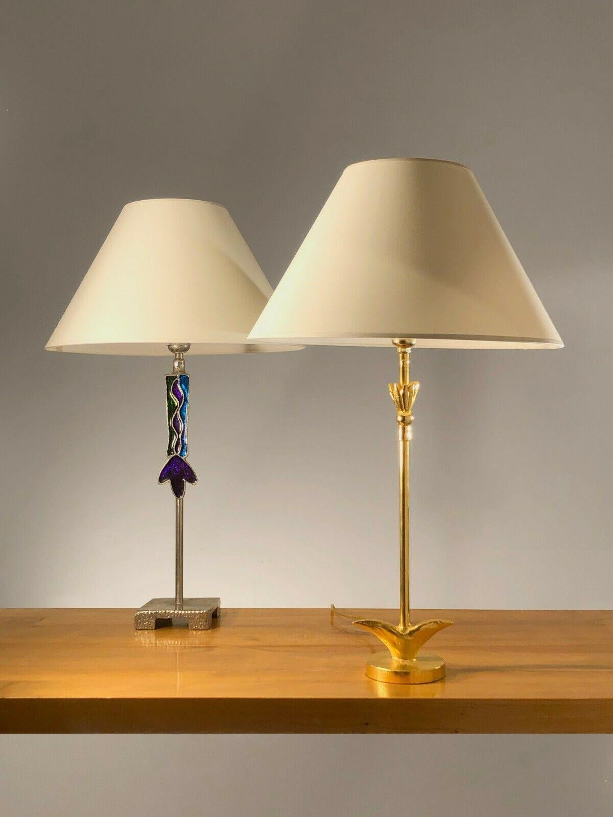 A POST-MODERN Sculptural TABLE LAMP by NICOLAS DEWAEL, ed. FONDICA, France 1990 For Sale 3