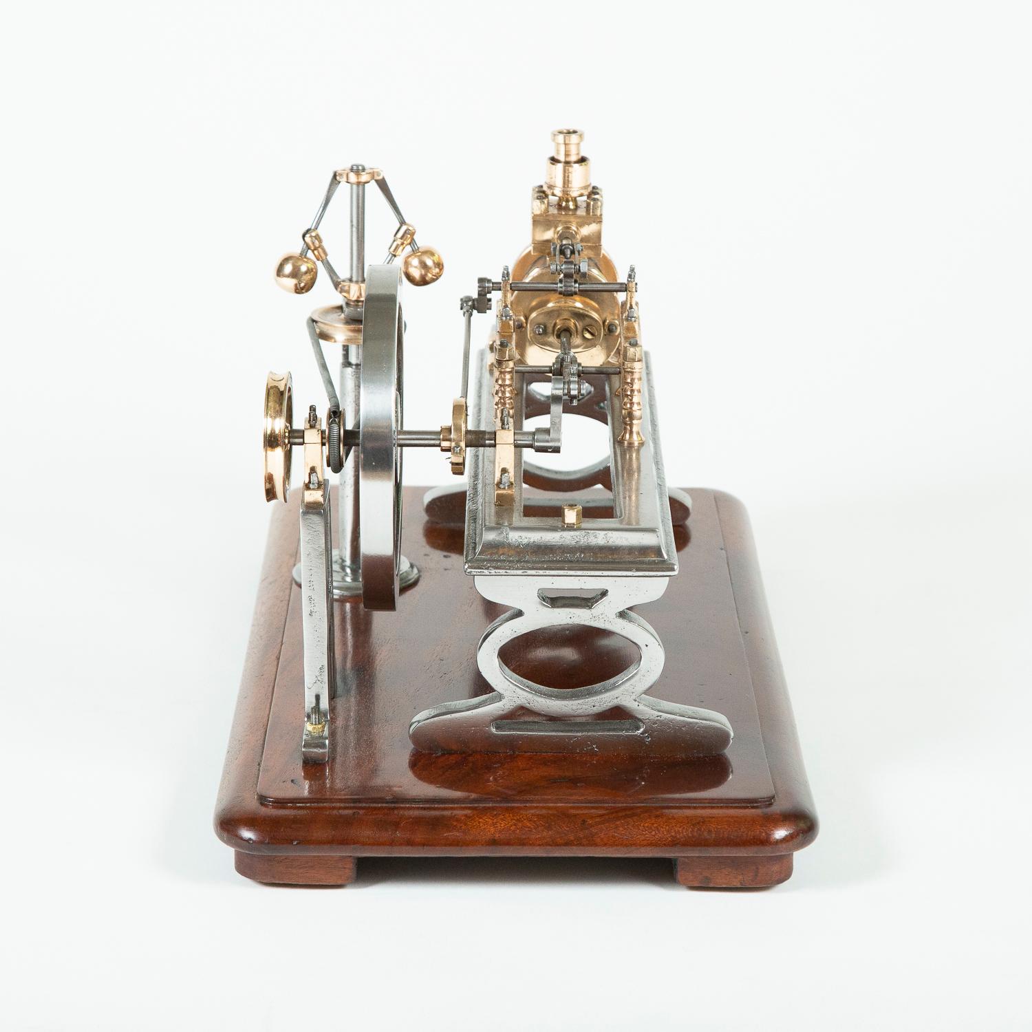 Victorian Tabletop Model of a Single Cylinder Steam Engine
