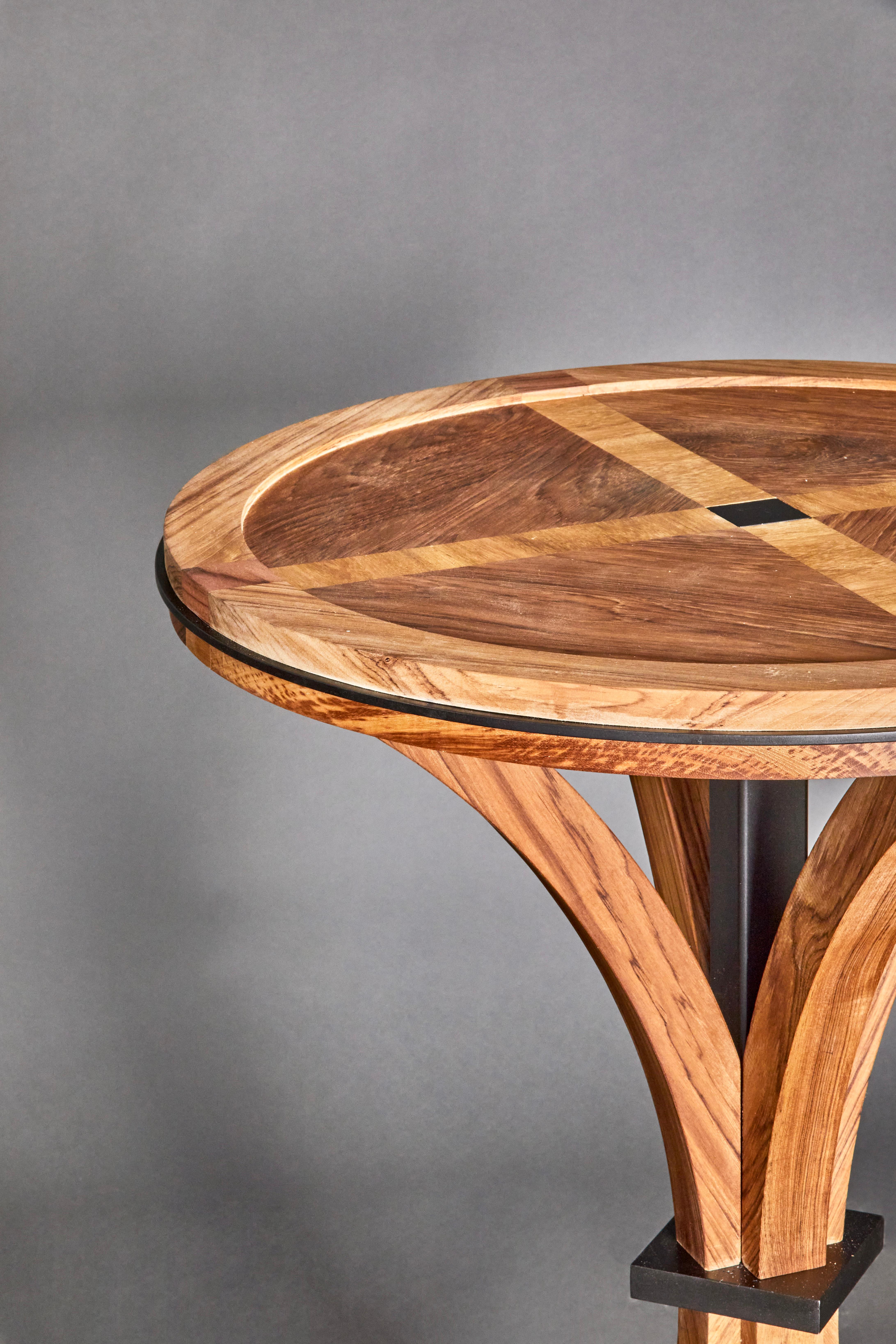 Modern “A Tale Of Two Cities” Bistro Table For Sale
