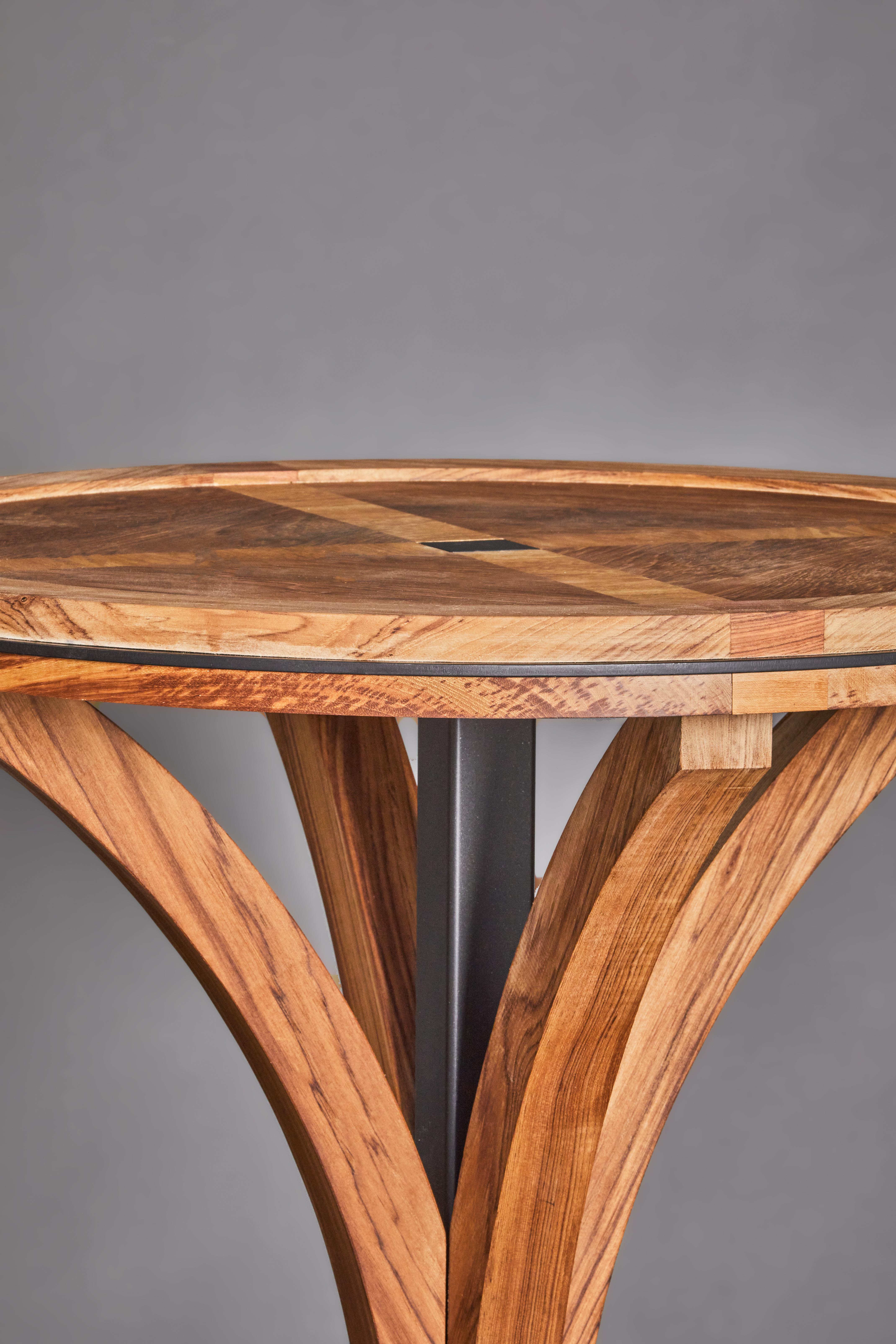 “A Tale Of Two Cities” Bistro Table In New Condition For Sale In Los Angeles, CA