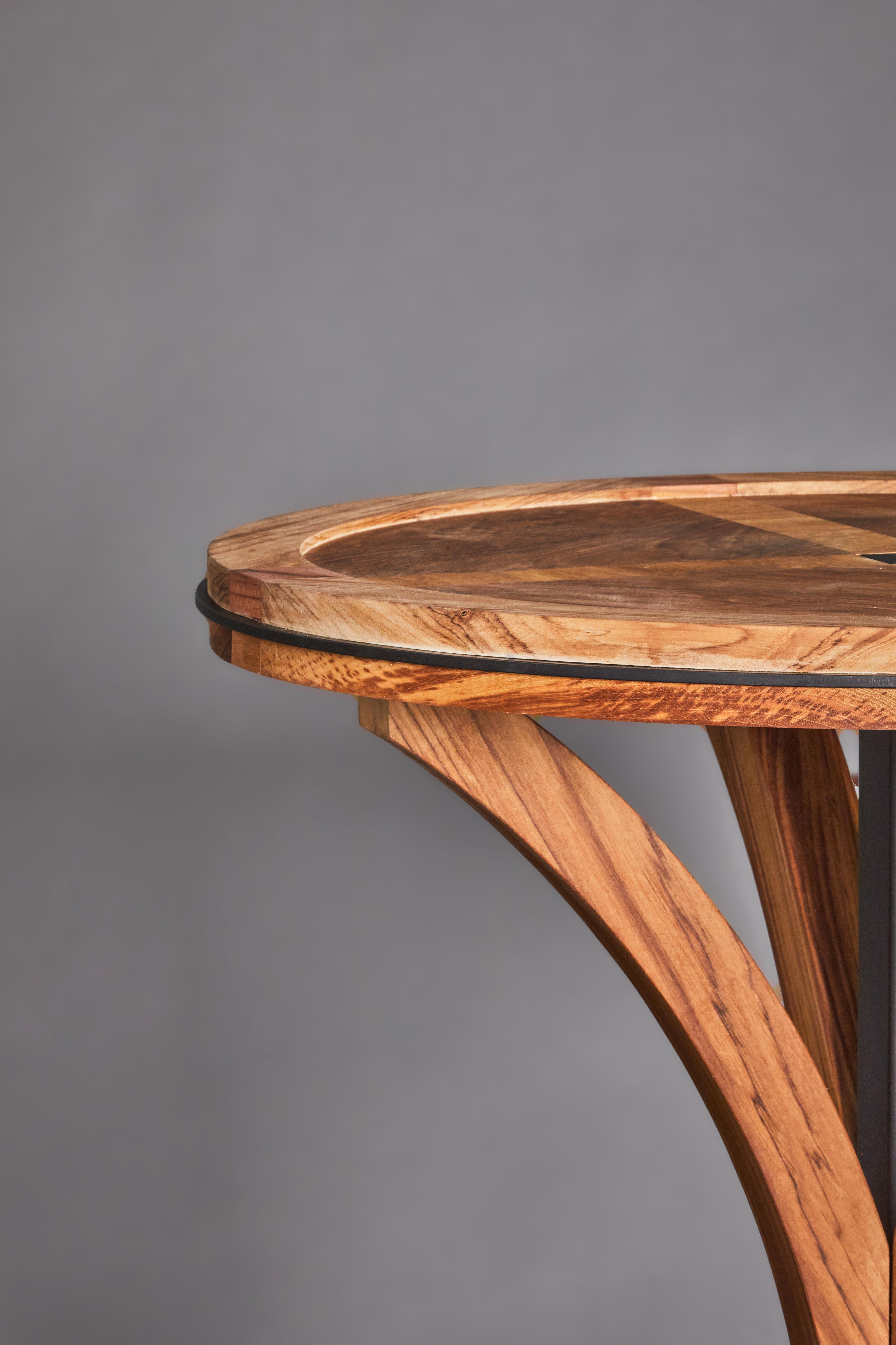 Contemporary “A Tale Of Two Cities” Bistro Table For Sale