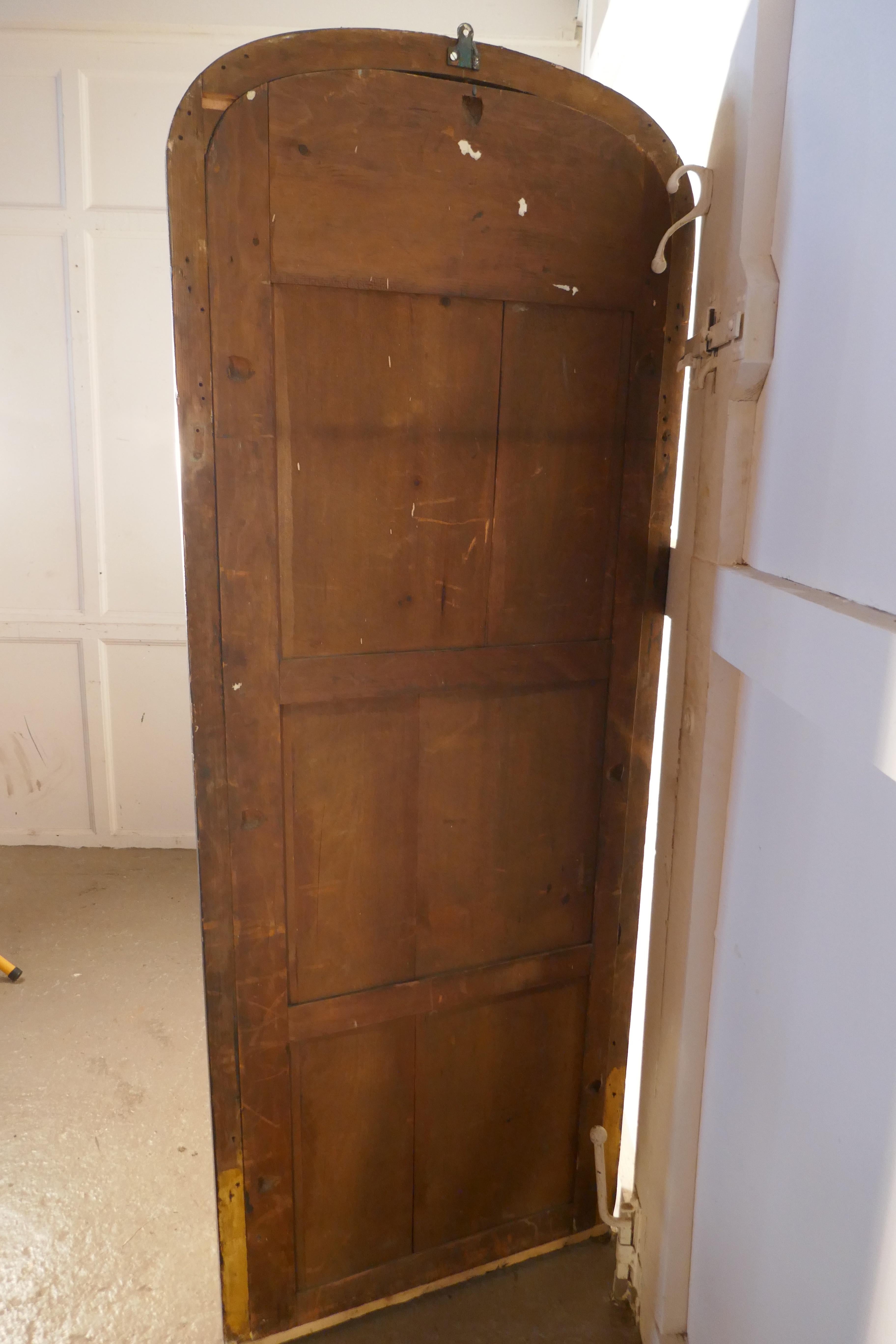 Victorian Tall Console Mirror with Ebonized Frame