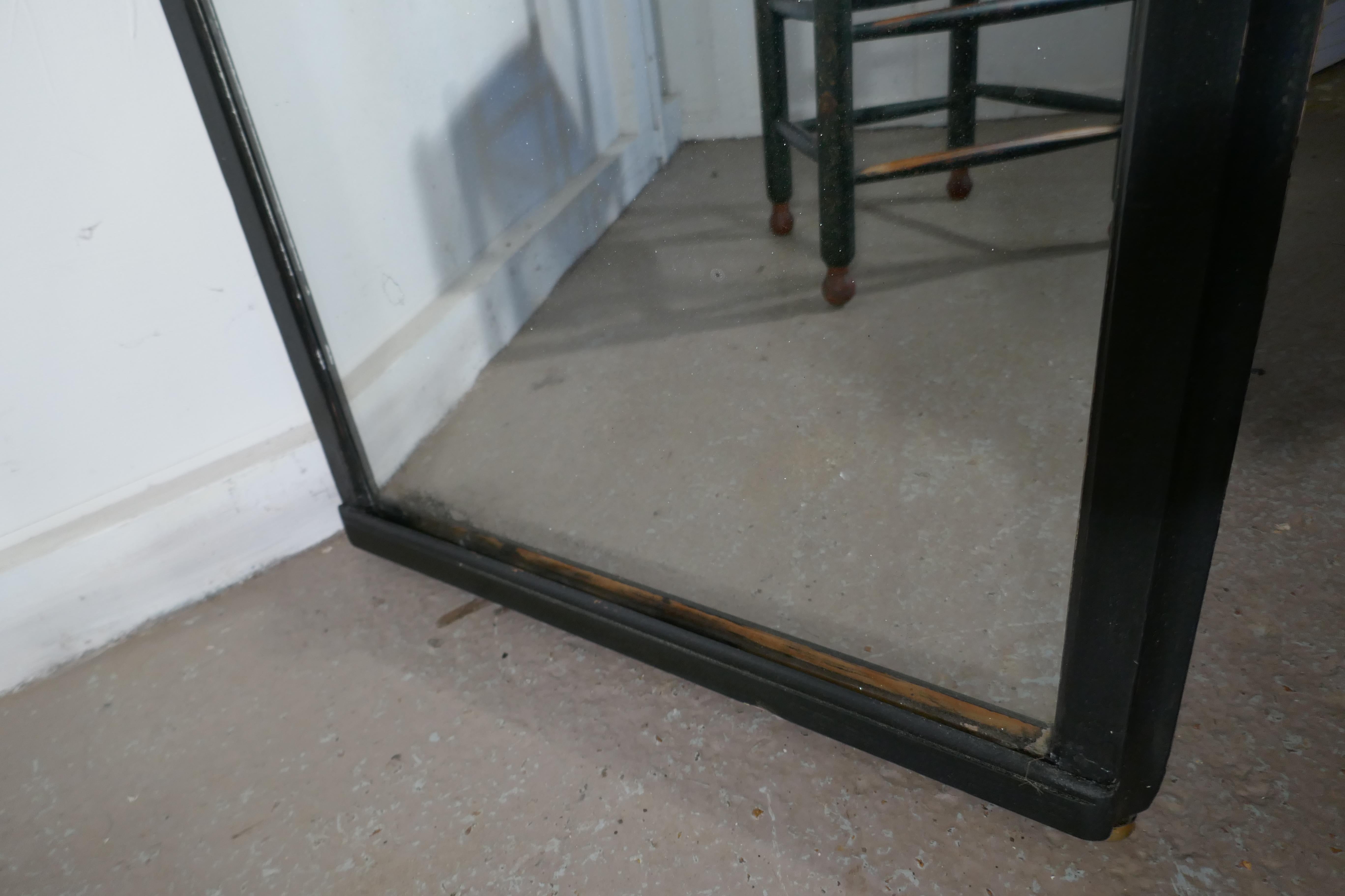 Tall Console Mirror with Ebonized Frame 1